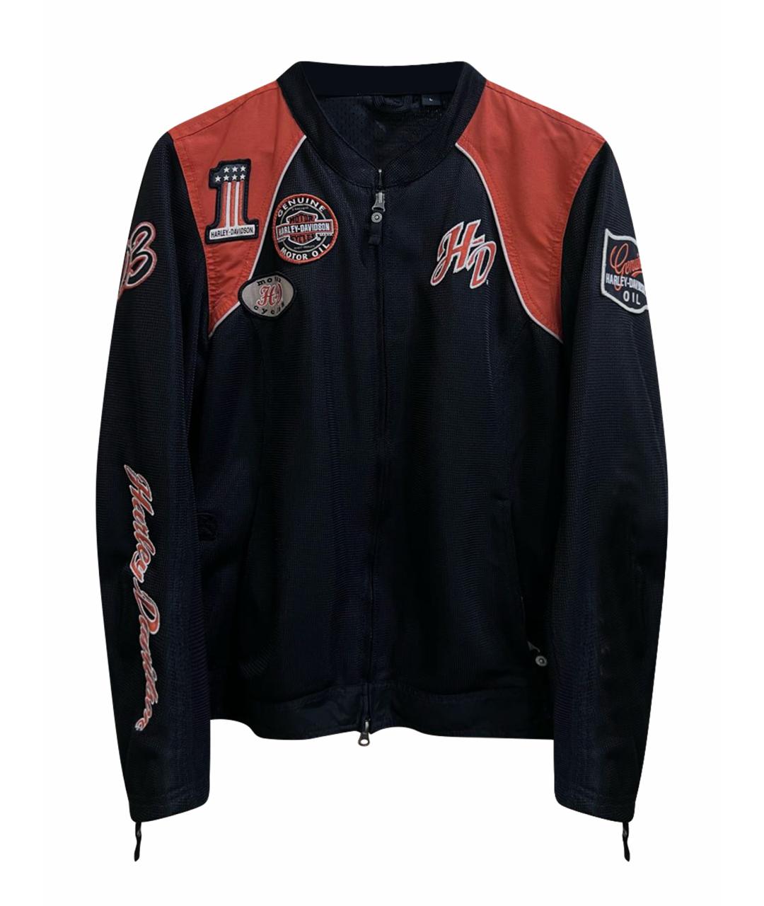 Harley Davidson Черная полиэстеровая куртка, фото 1