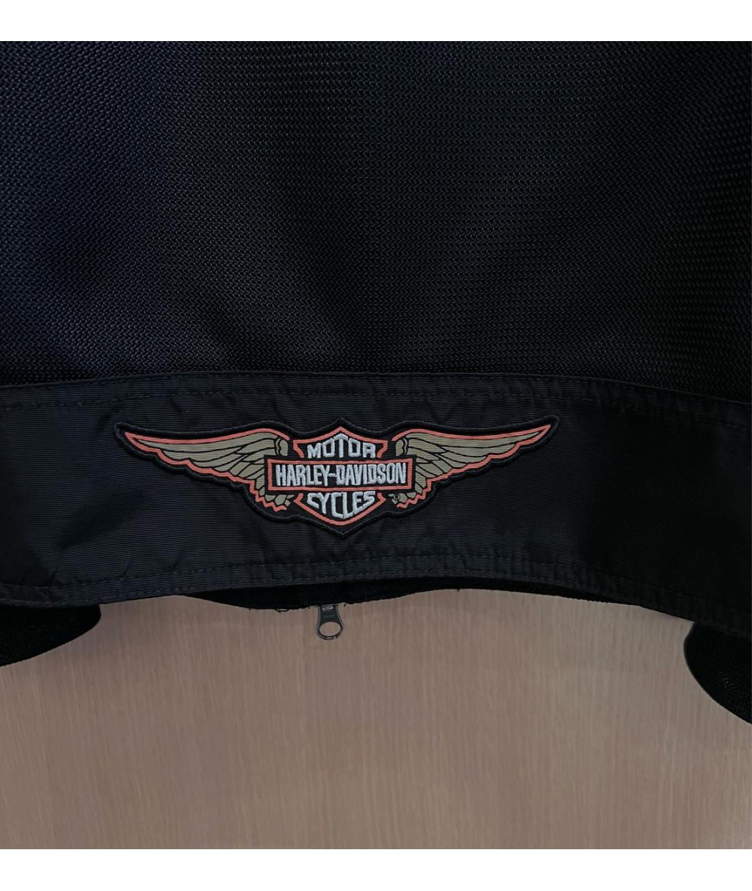 Harley Davidson Черная полиэстеровая куртка, фото 4