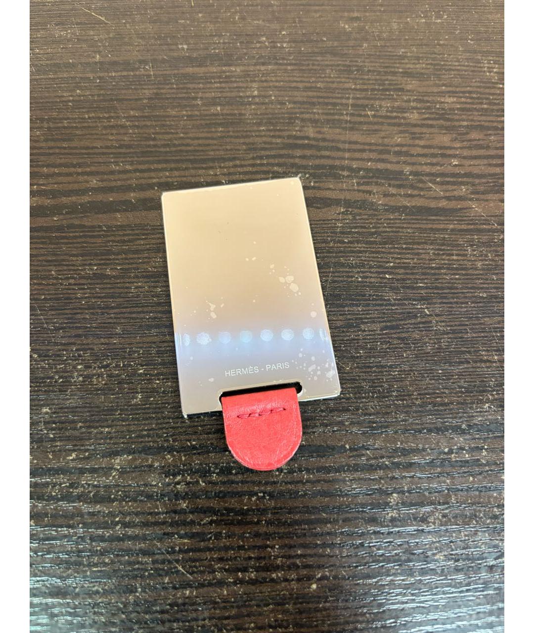 HERMES Красная кожаная сумка через плечо, фото 3