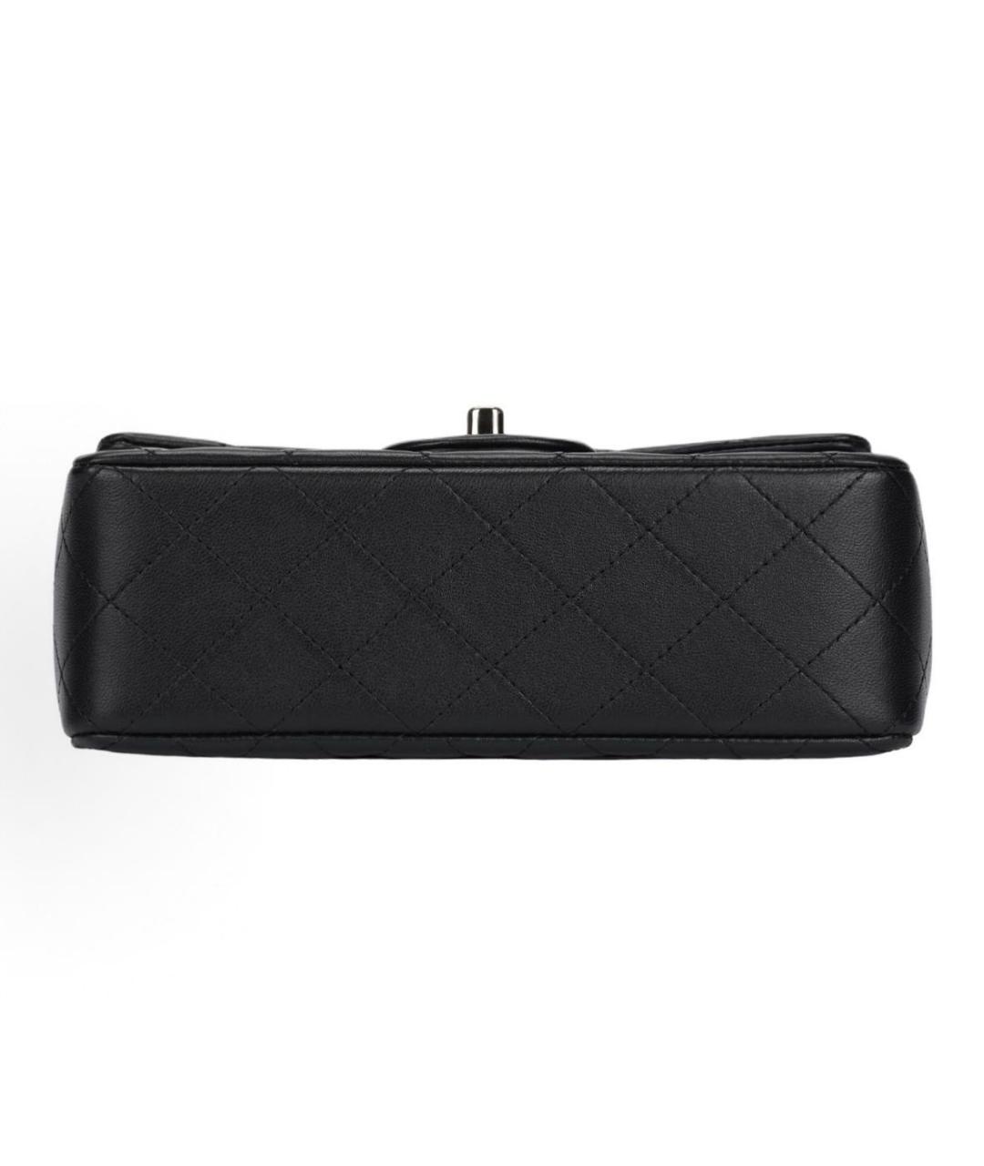 CHANEL Черная кожаная сумка через плечо, фото 4