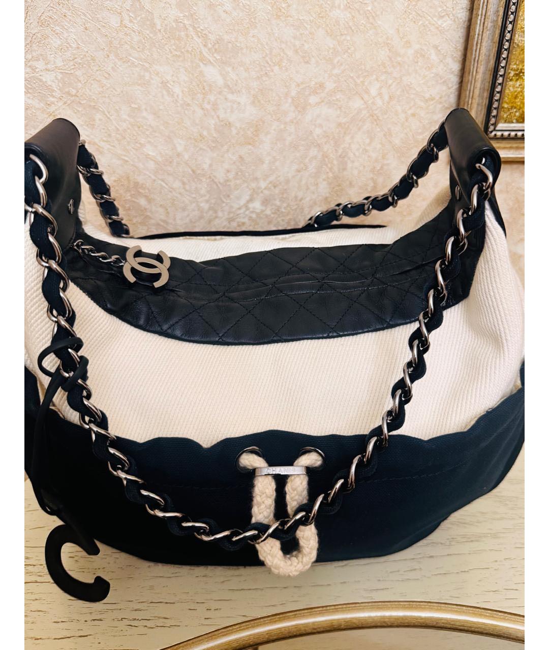 CHANEL Черная сумка тоут, фото 5