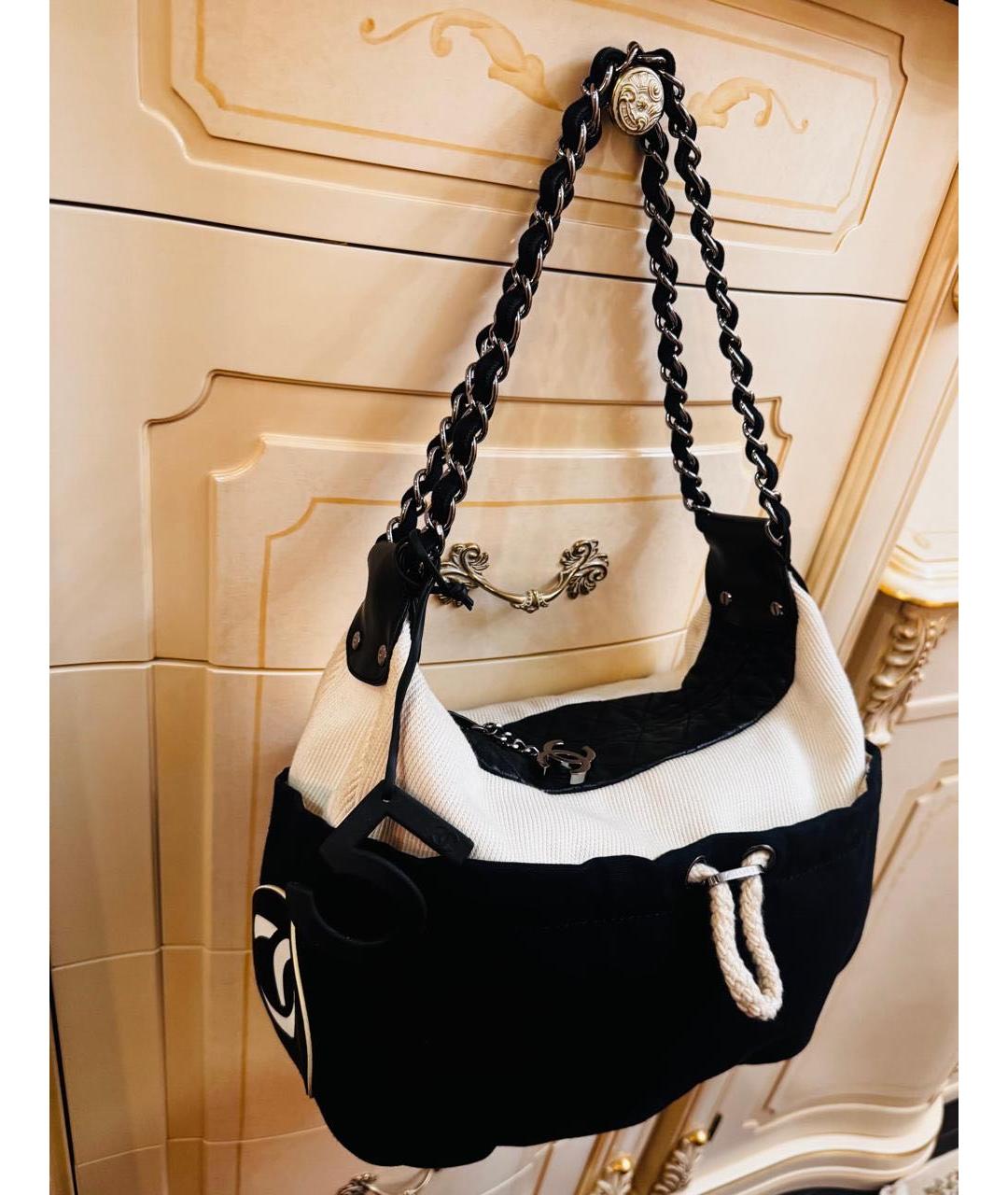 CHANEL Черная сумка тоут, фото 2