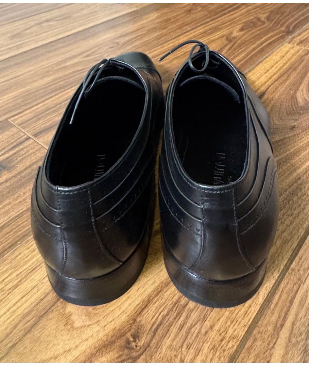 LOUIS VUITTON Черные кожаные туфли, фото 4