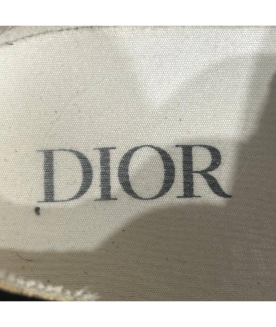 CHRISTIAN DIOR Мульти текстильные низкие кроссовки / кеды, фото 6