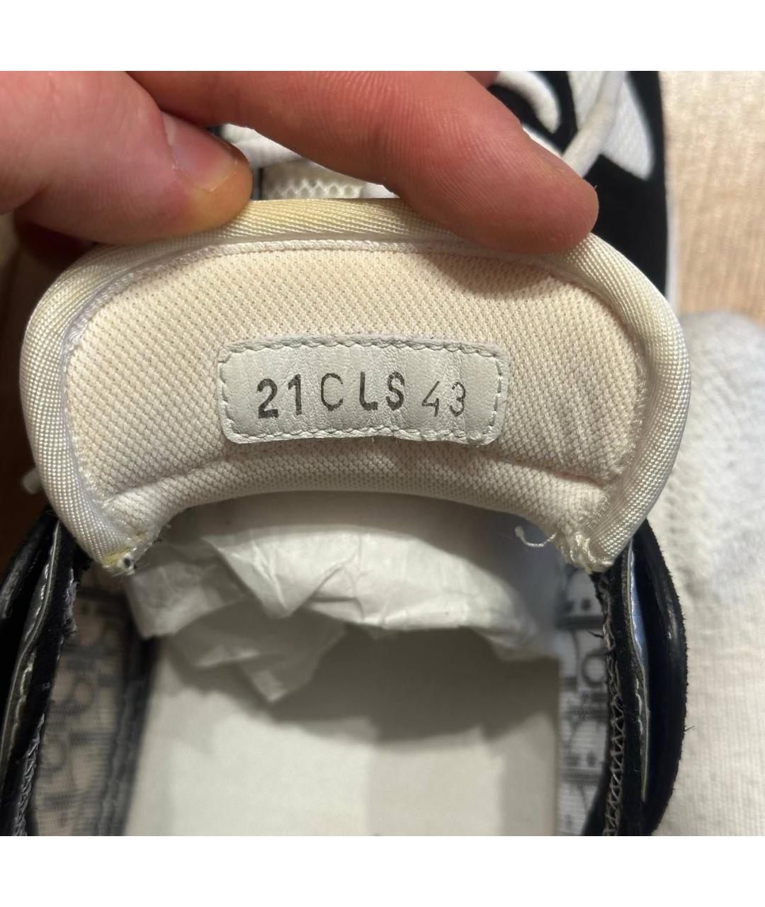 CHRISTIAN DIOR Мульти текстильные низкие кроссовки / кеды, фото 5