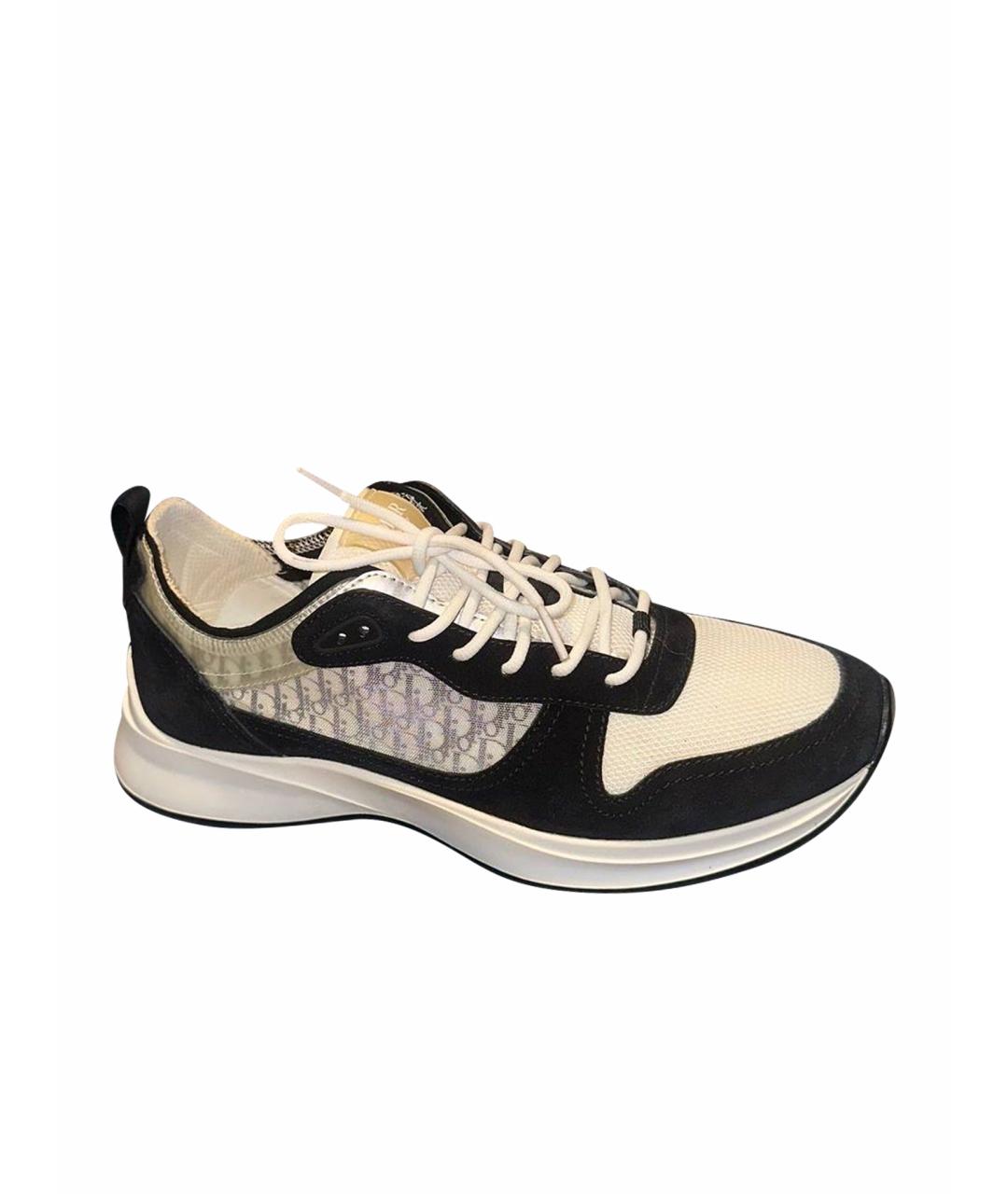 CHRISTIAN DIOR Мульти текстильные низкие кроссовки / кеды, фото 1