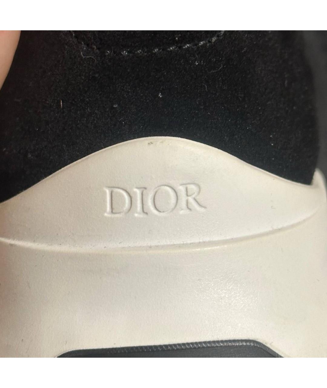 CHRISTIAN DIOR Мульти текстильные низкие кроссовки / кеды, фото 7