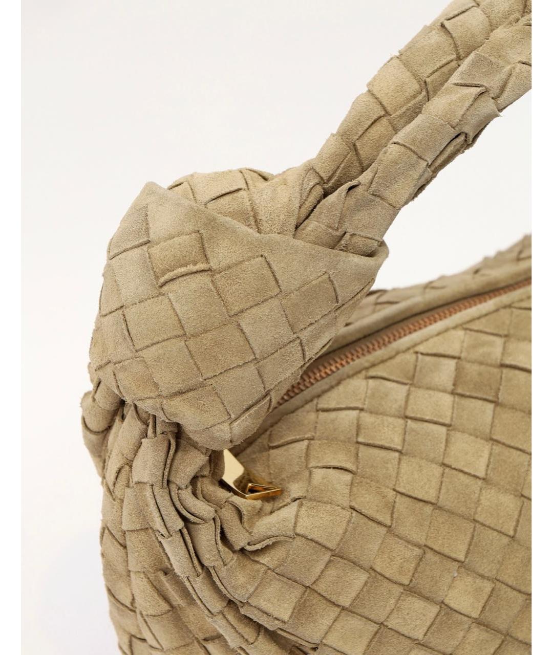 BOTTEGA VENETA Замшевая сумка с короткими ручками, фото 5