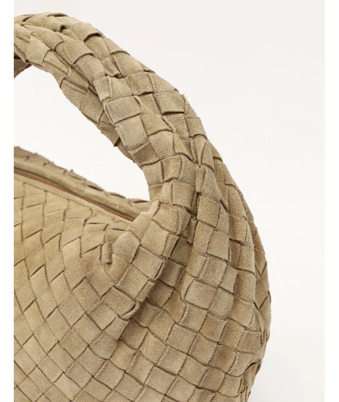 BOTTEGA VENETA Замшевая сумка с короткими ручками, фото 6