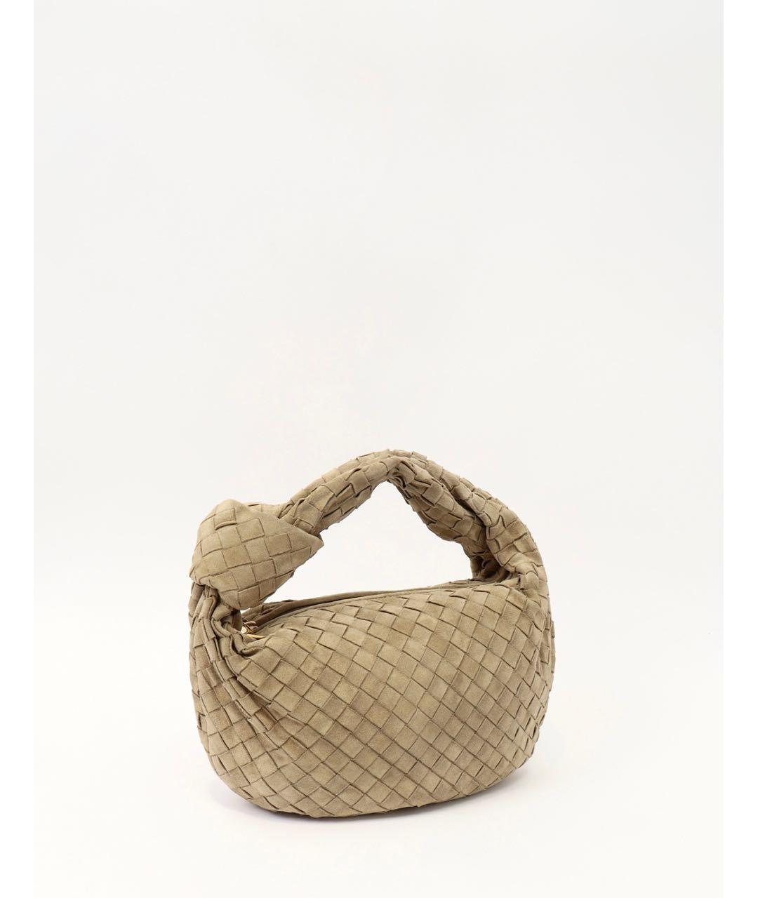 BOTTEGA VENETA Замшевая сумка с короткими ручками, фото 3