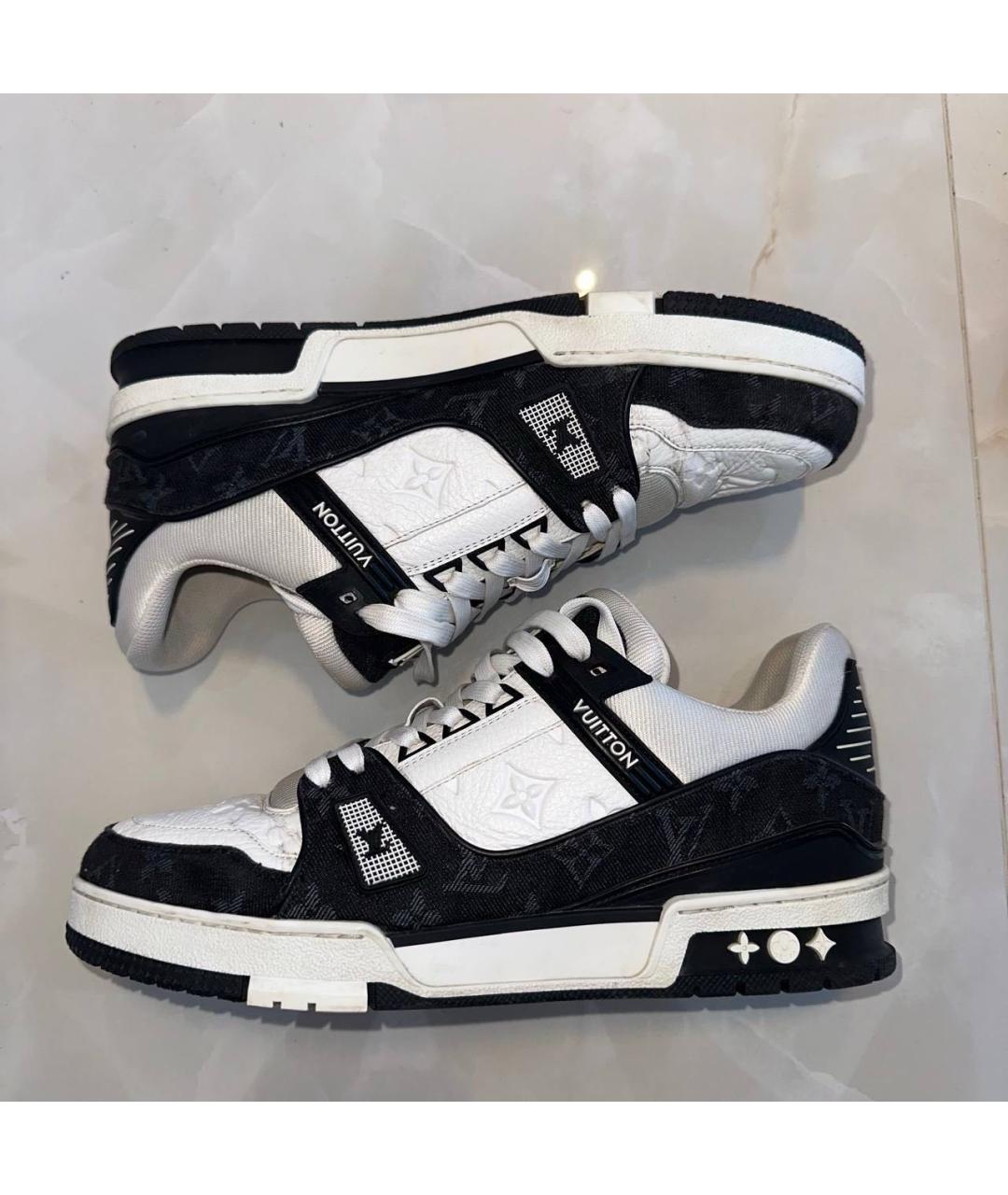 LOUIS VUITTON Кожаные низкие кроссовки / кеды, фото 5