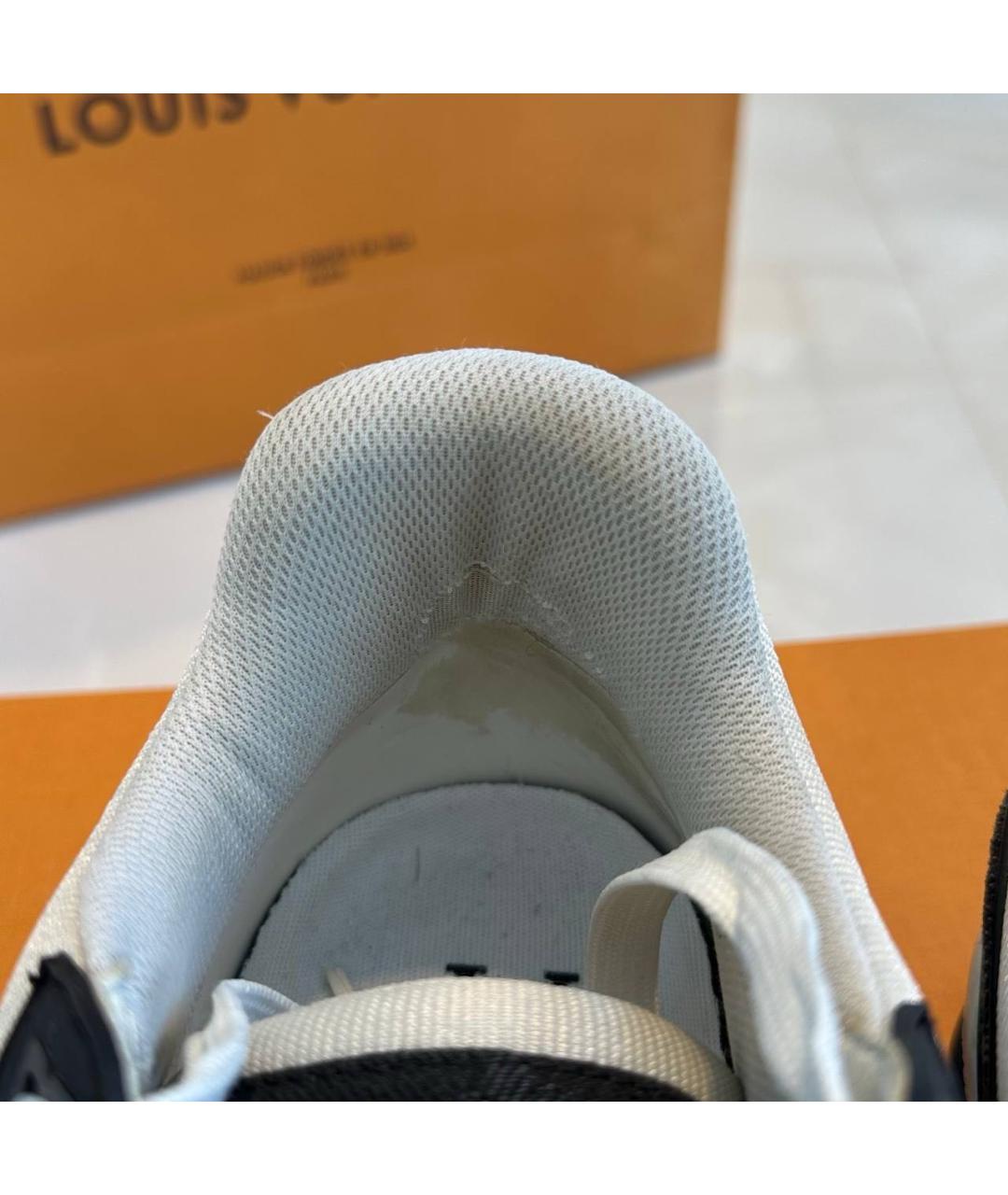 LOUIS VUITTON Кожаные низкие кроссовки / кеды, фото 4