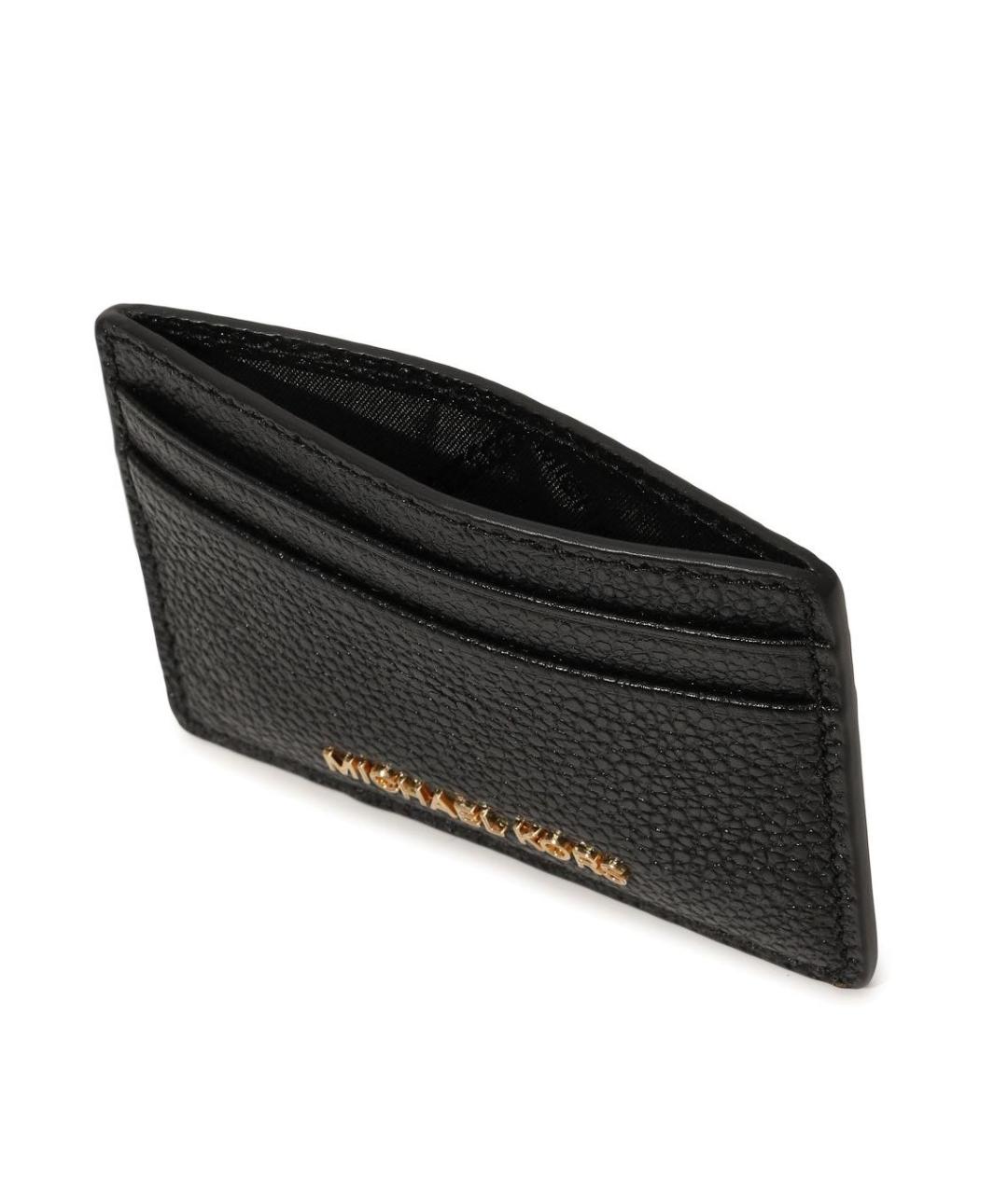 MICHAEL KORS Черный кожаный кардхолдер, фото 2