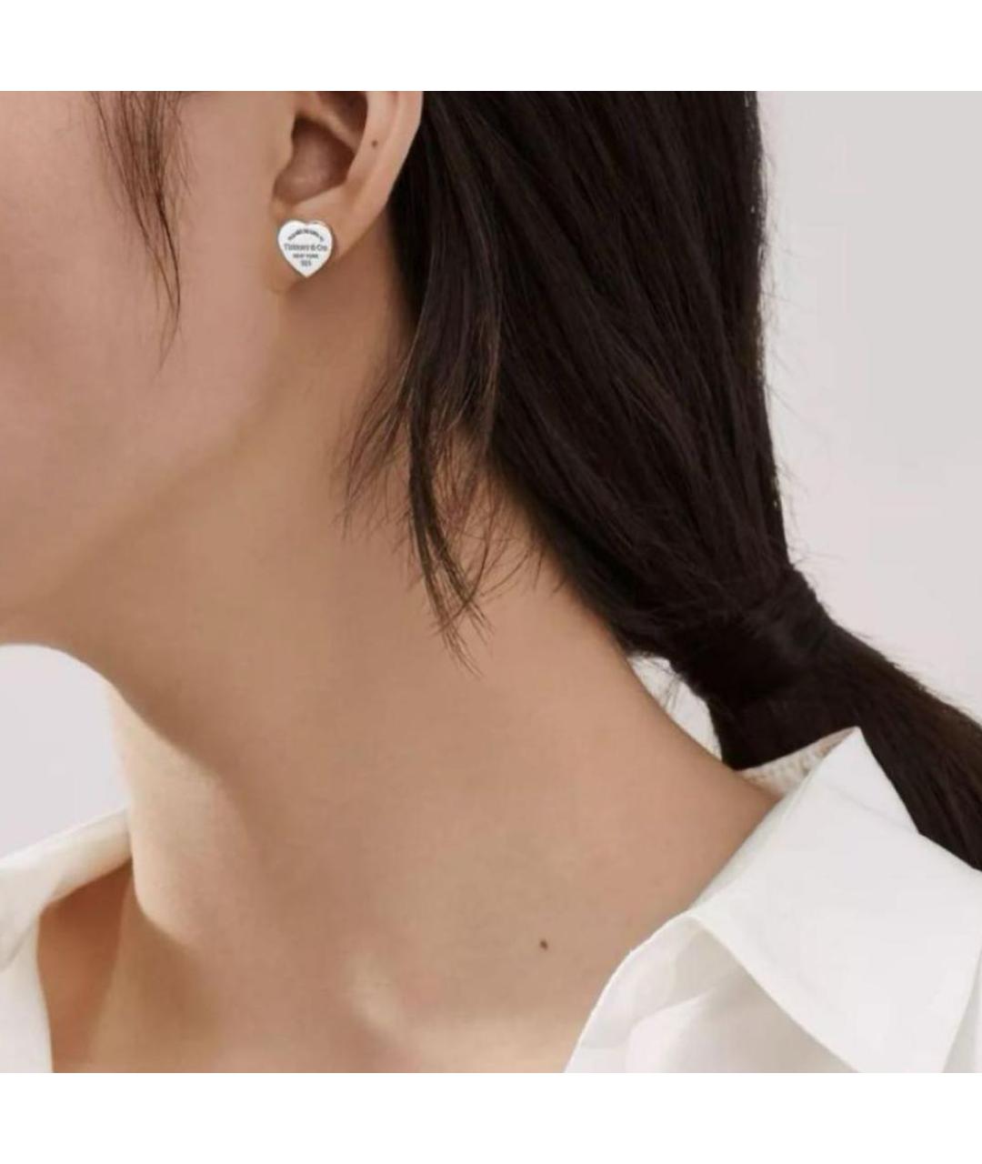 TIFFANY&CO Серебряные серебряные серьги, фото 3