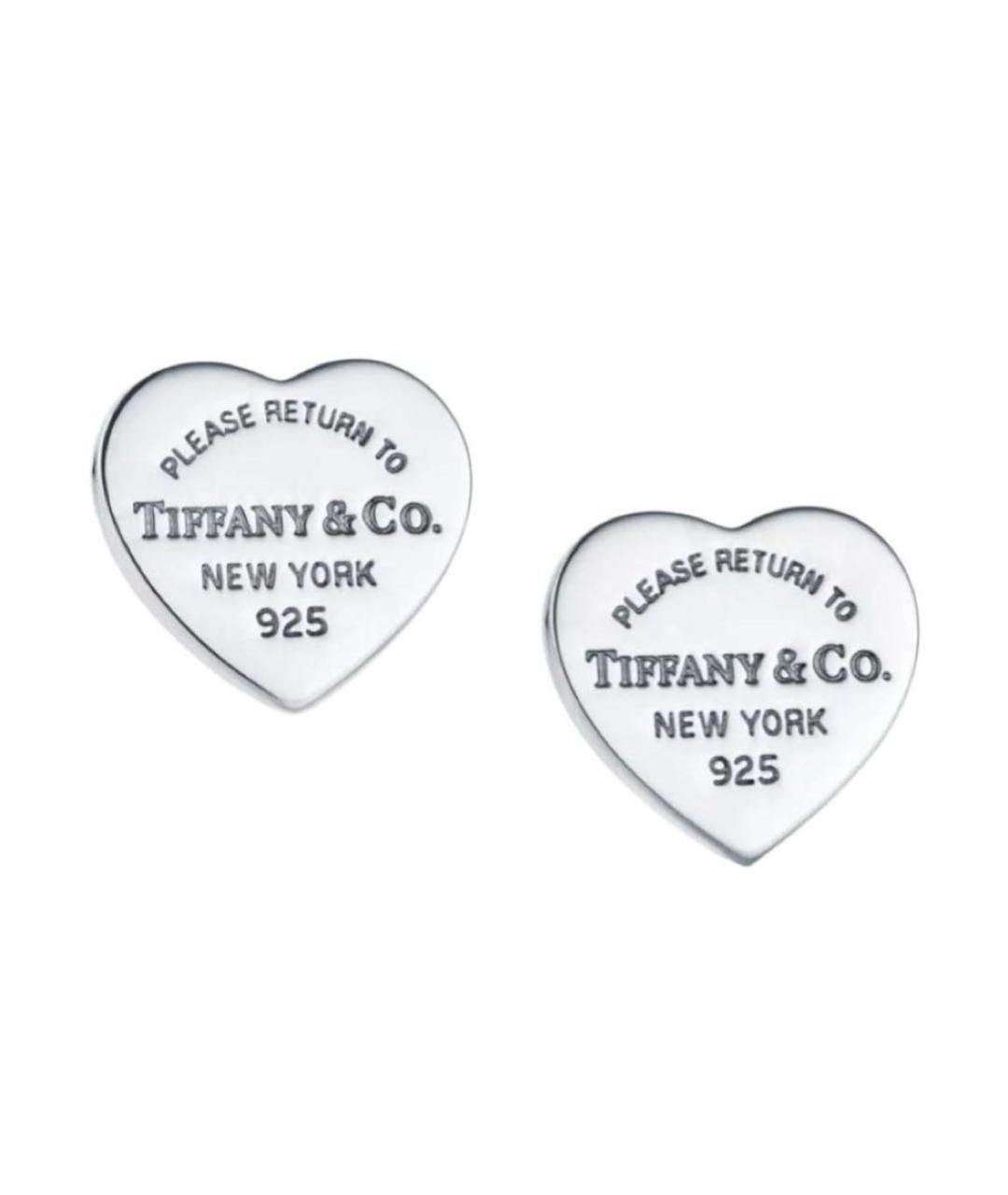 TIFFANY&CO Серебряные серебряные серьги, фото 5