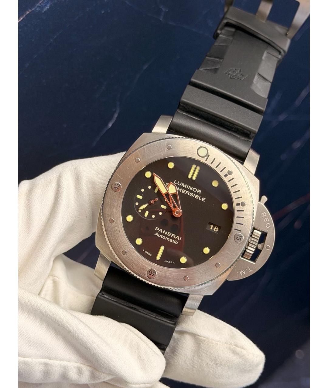 PANERAI Черные часы, фото 2