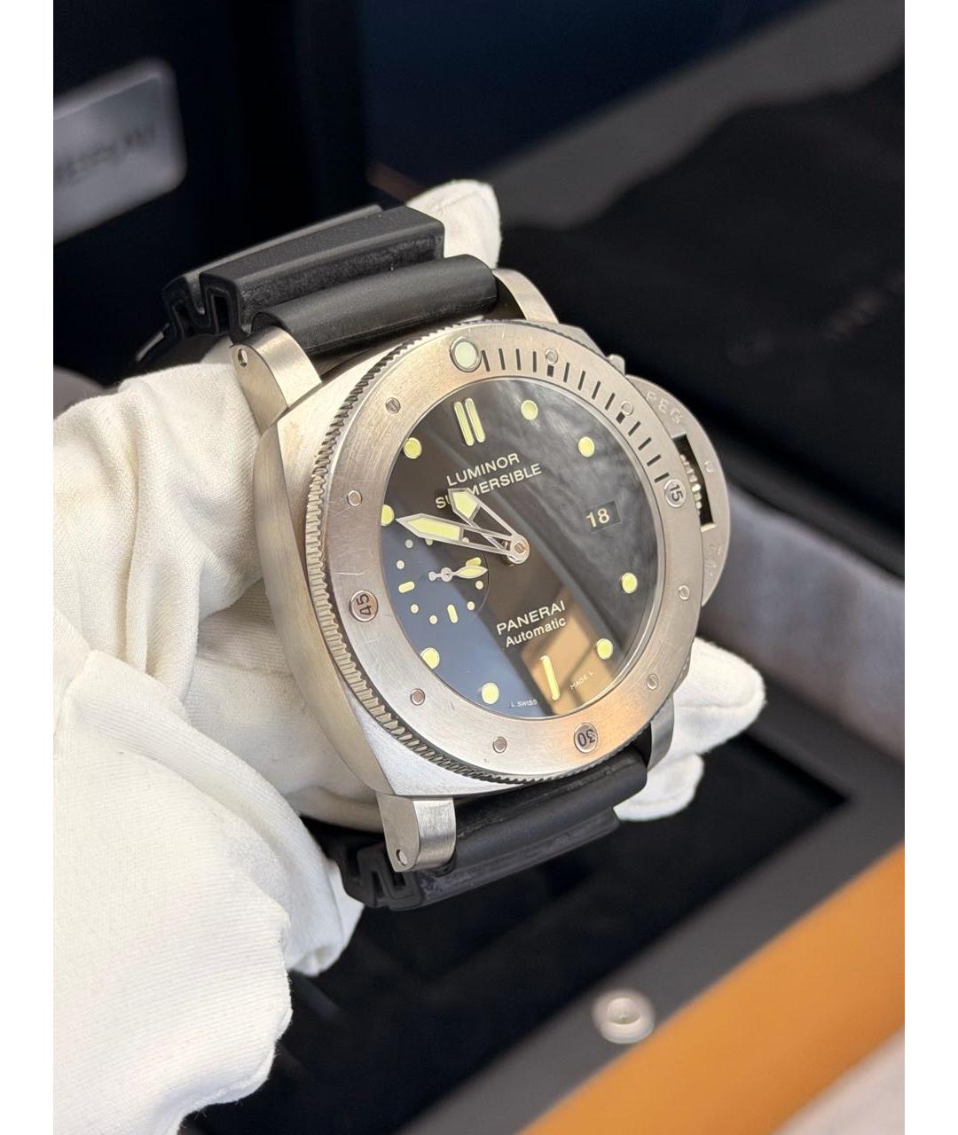 PANERAI Черные часы, фото 5