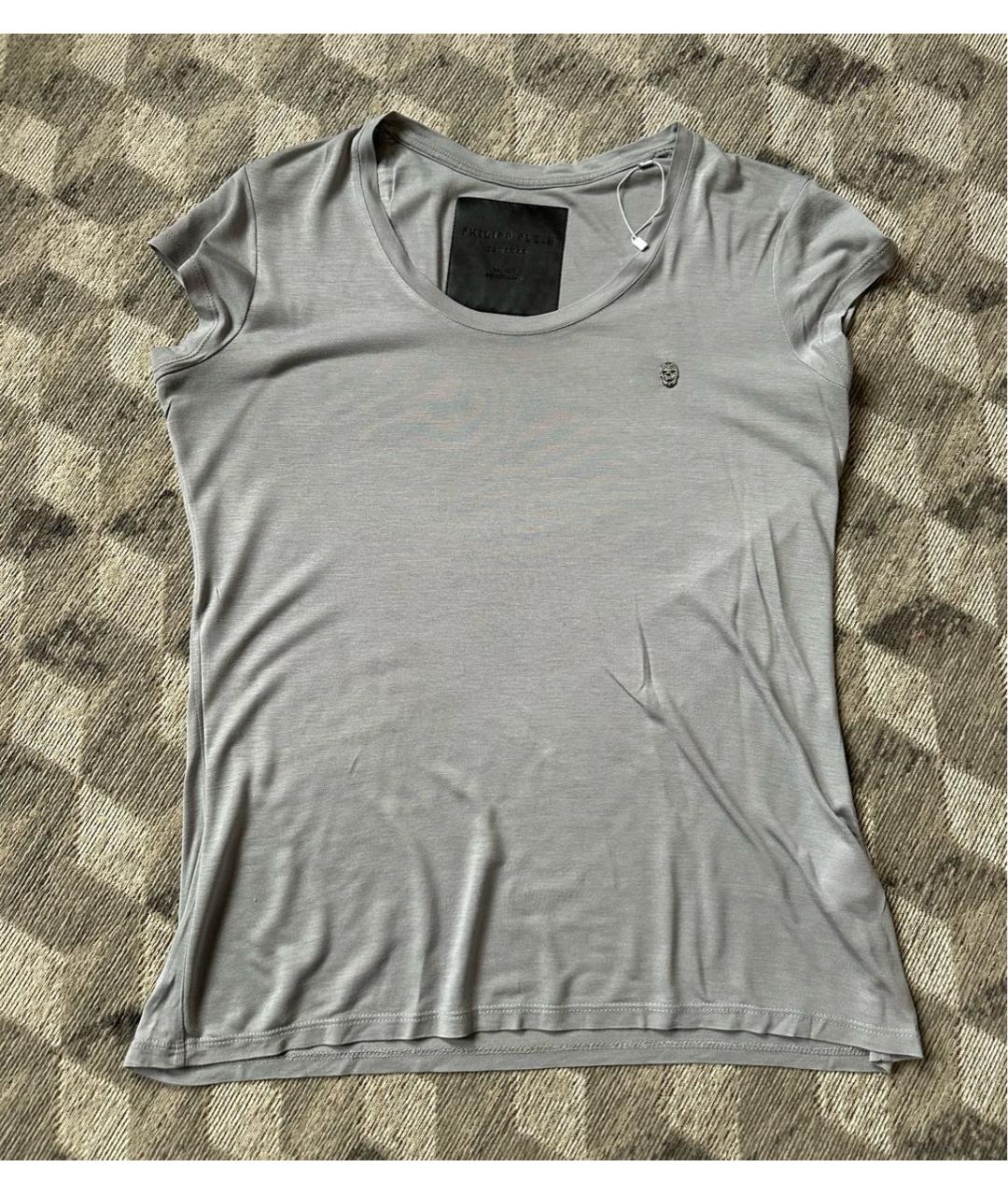 PHILIPP PLEIN Серая футболка, фото 8