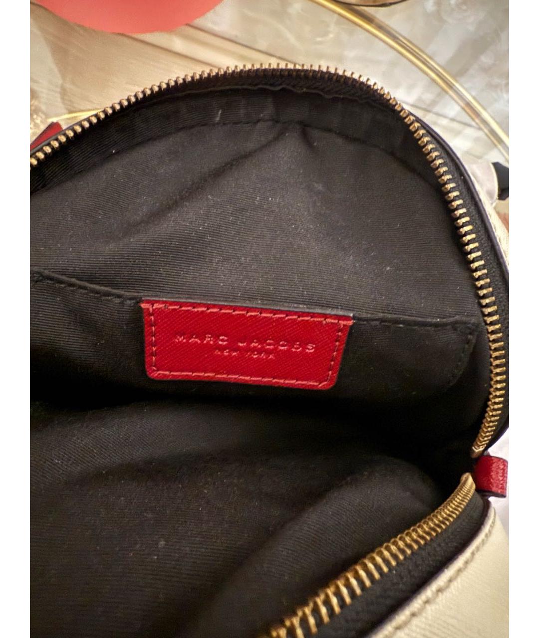 MARC JACOBS Бордовый кожаный рюкзак, фото 4