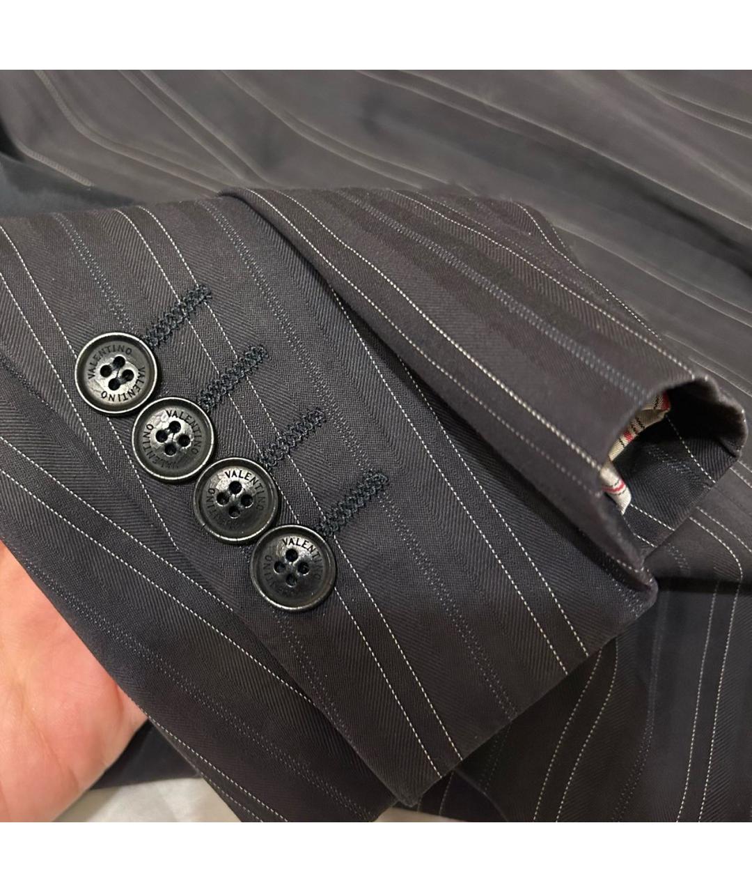 VALENTINO Антрацитовый классический костюм, фото 5