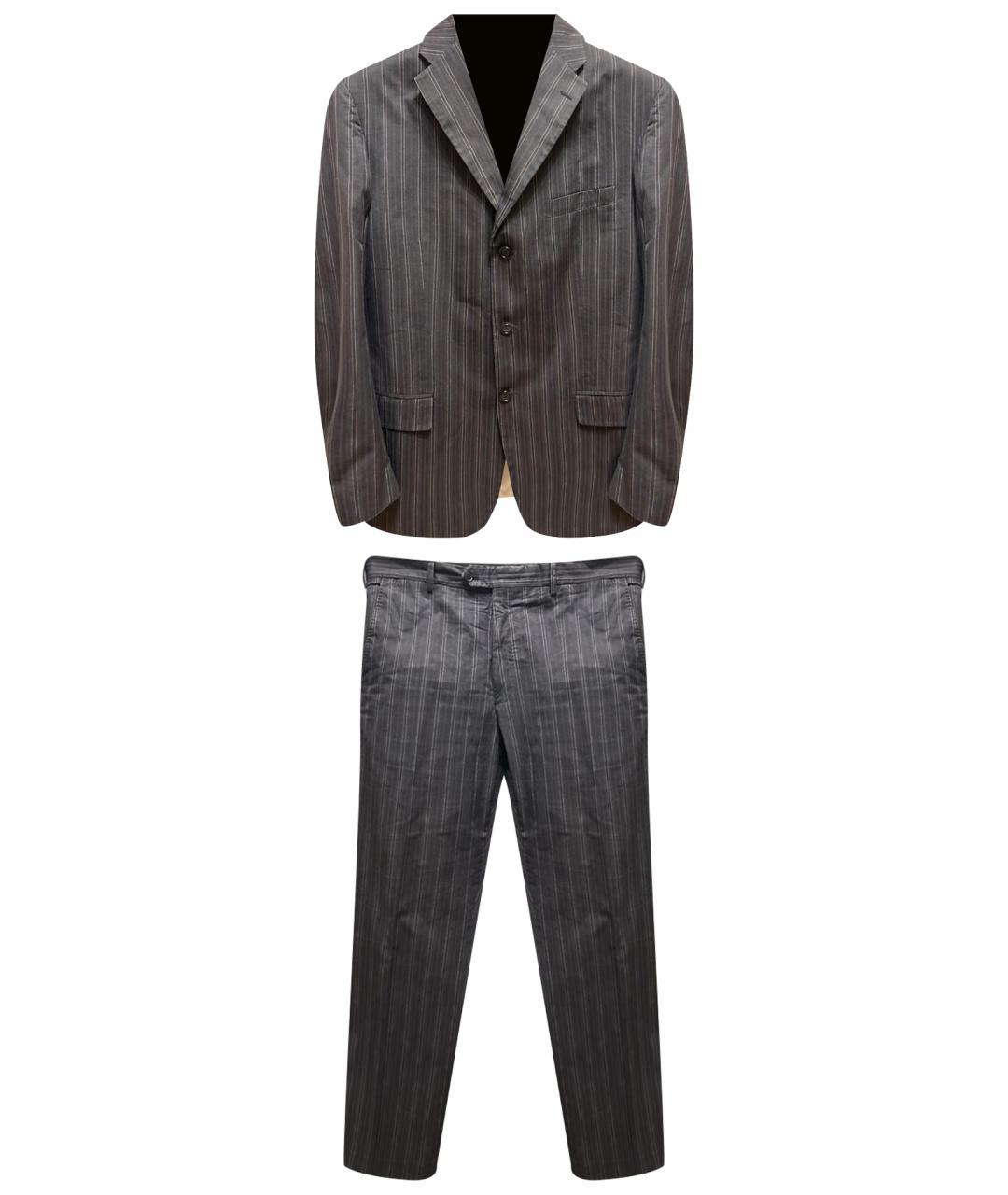VALENTINO Антрацитовый классический костюм, фото 1