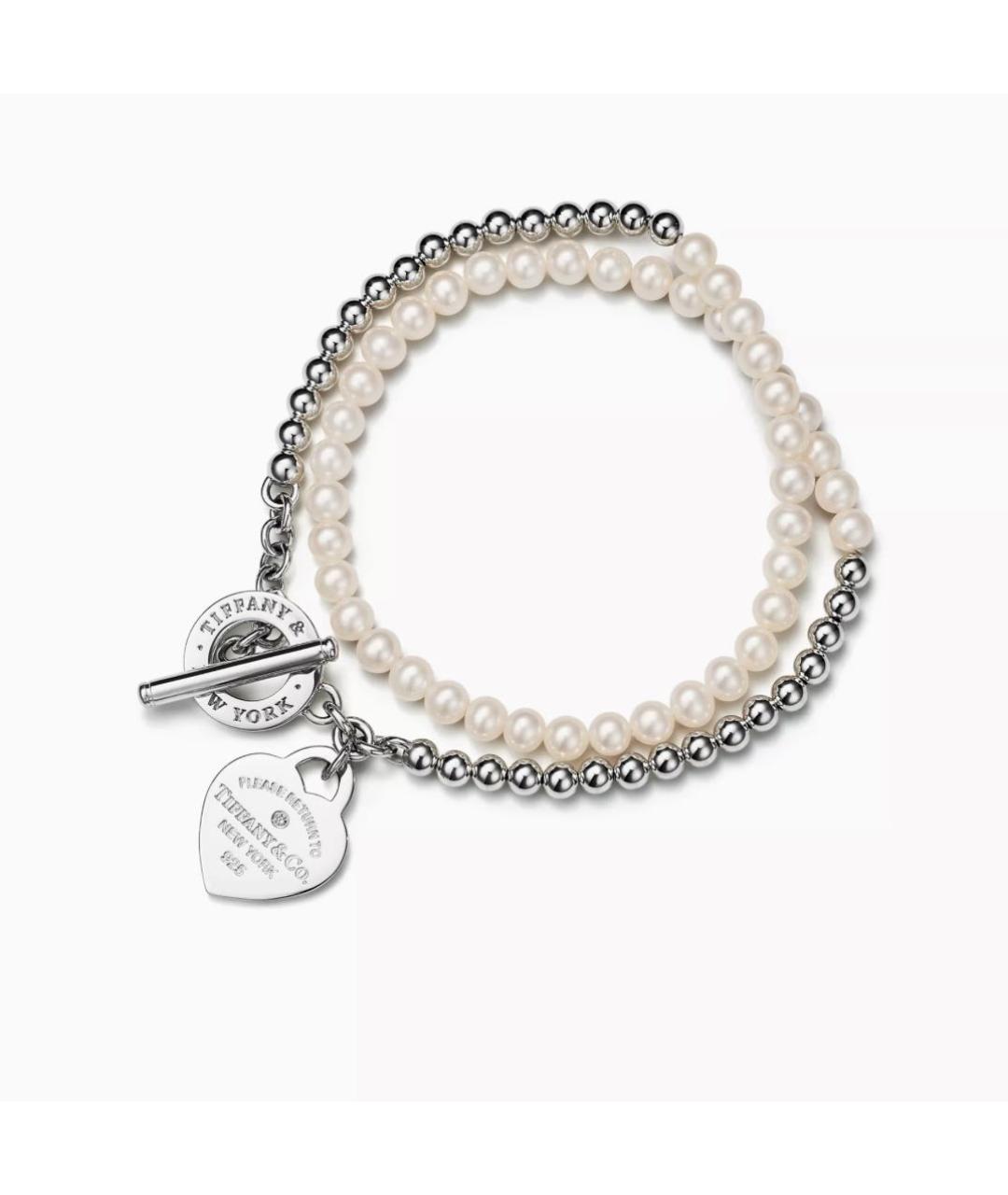 TIFFANY&CO Серебрянный серебряный браслет, фото 5