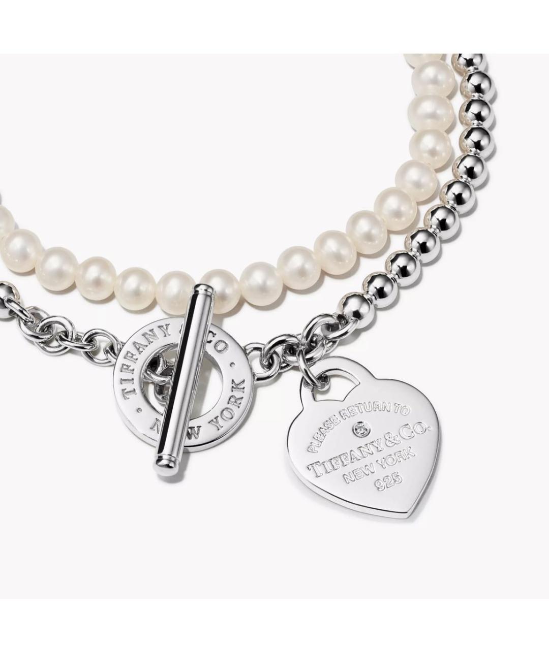 TIFFANY&CO Серебрянный серебряный браслет, фото 4