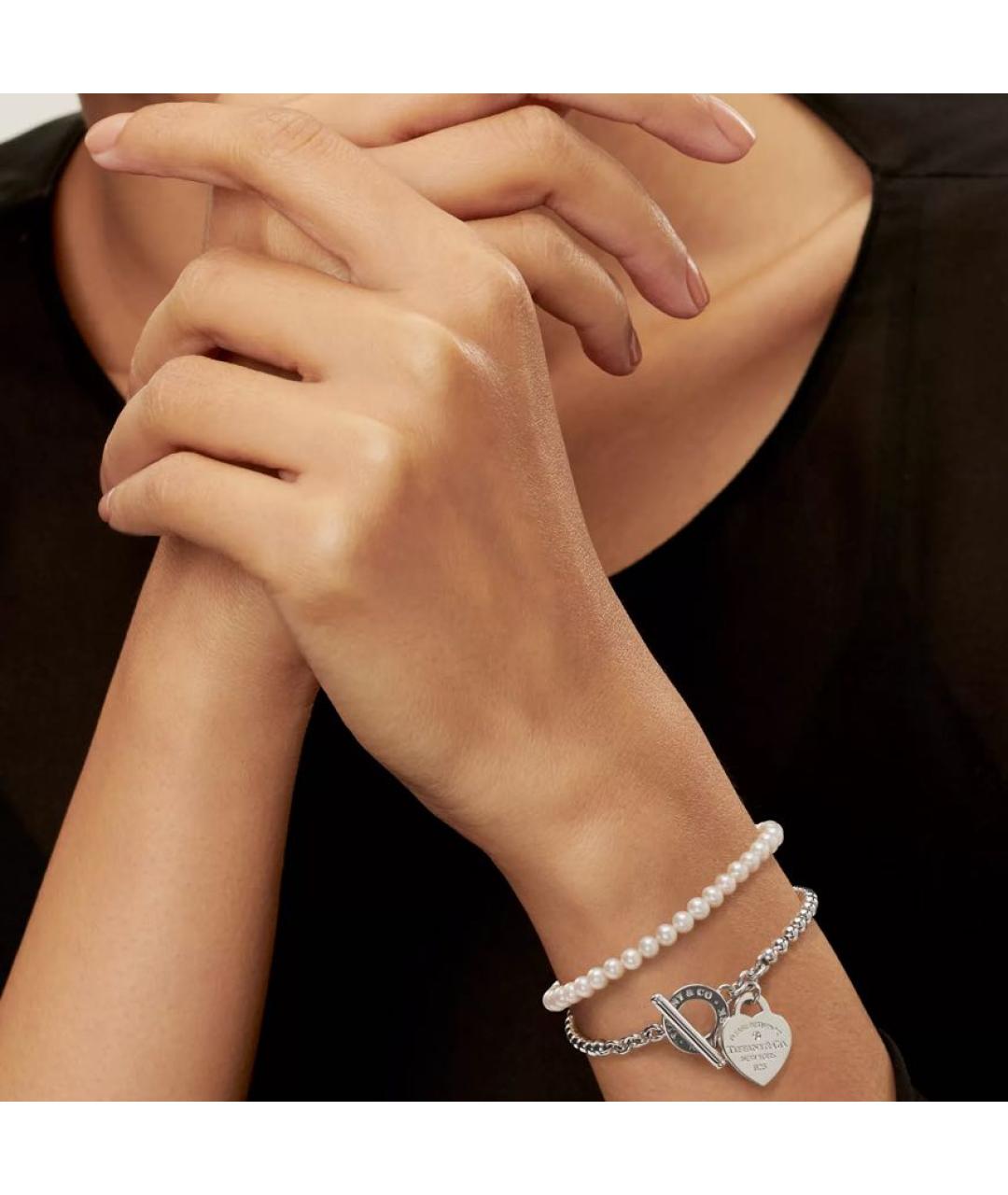 TIFFANY&CO Серебрянный серебряный браслет, фото 2