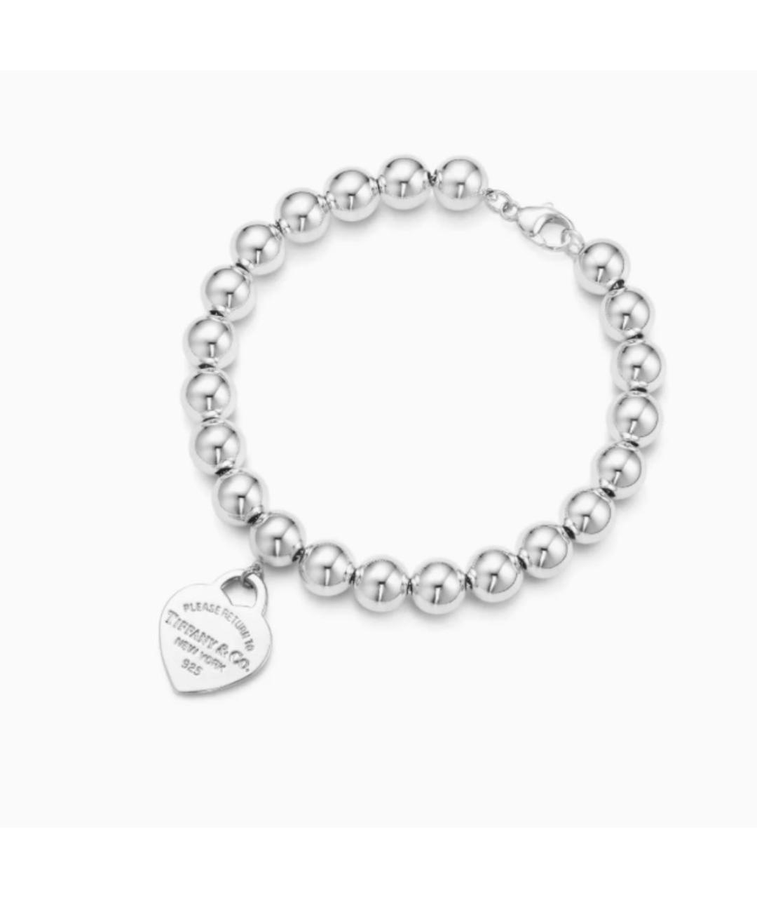 TIFFANY&CO Серебрянный серебряный браслет, фото 4