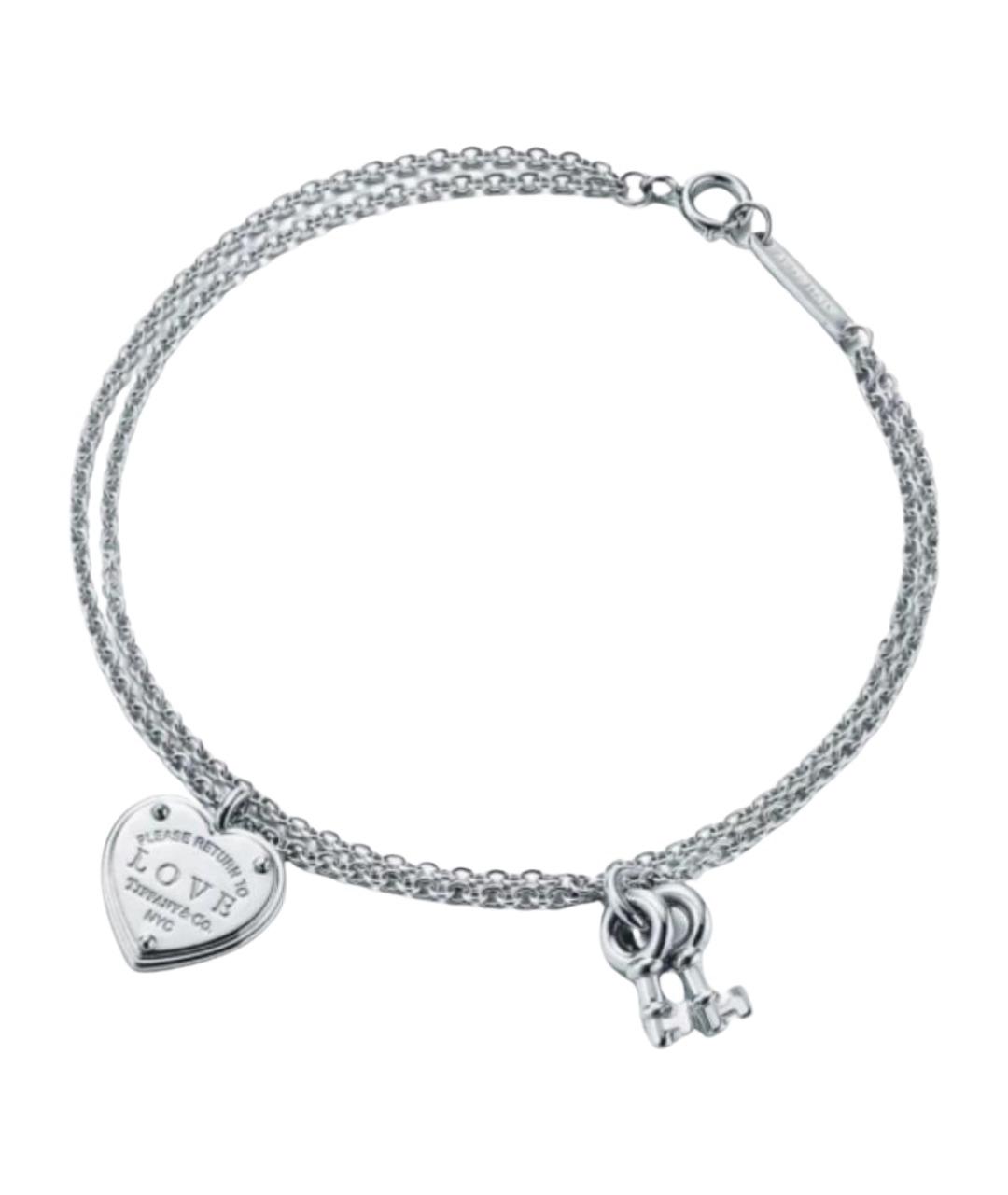 TIFFANY&CO Серебрянный серебряный браслет, фото 1