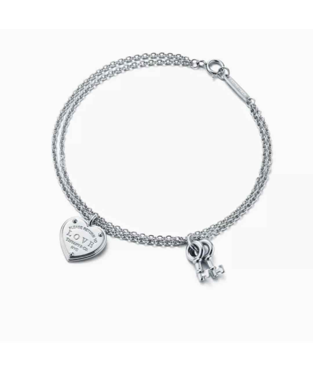 TIFFANY&CO Серебрянный серебряный браслет, фото 4