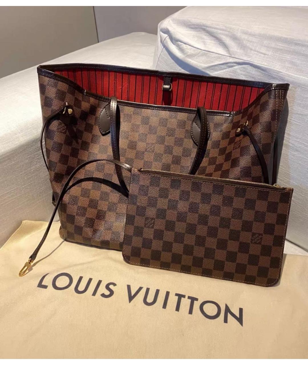 LOUIS VUITTON Кожаная сумка тоут, фото 3