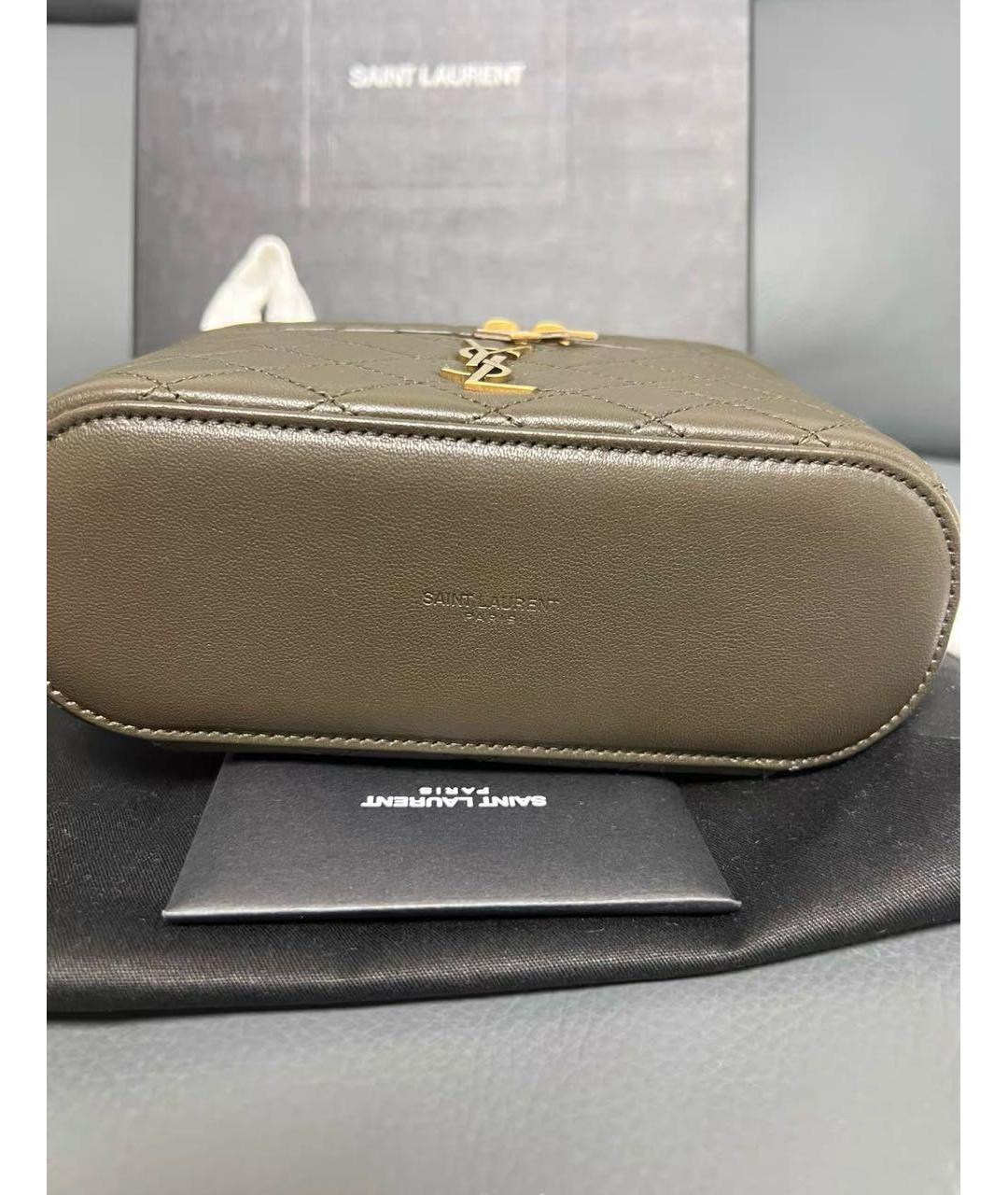 SAINT LAURENT Кожаная сумка через плечо, фото 5