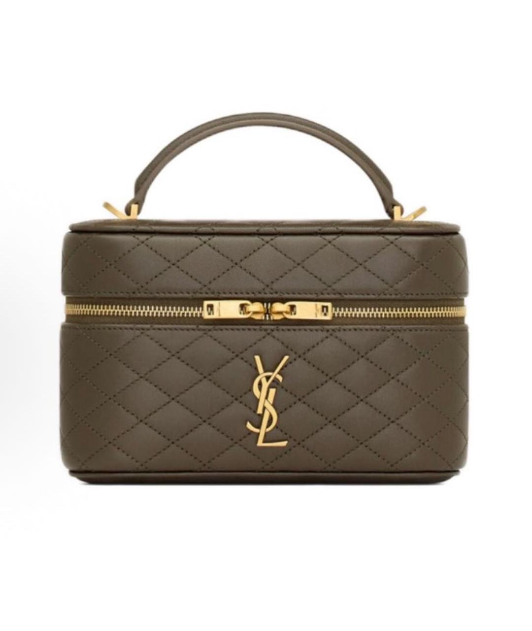 SAINT LAURENT Кожаная сумка через плечо, фото 6