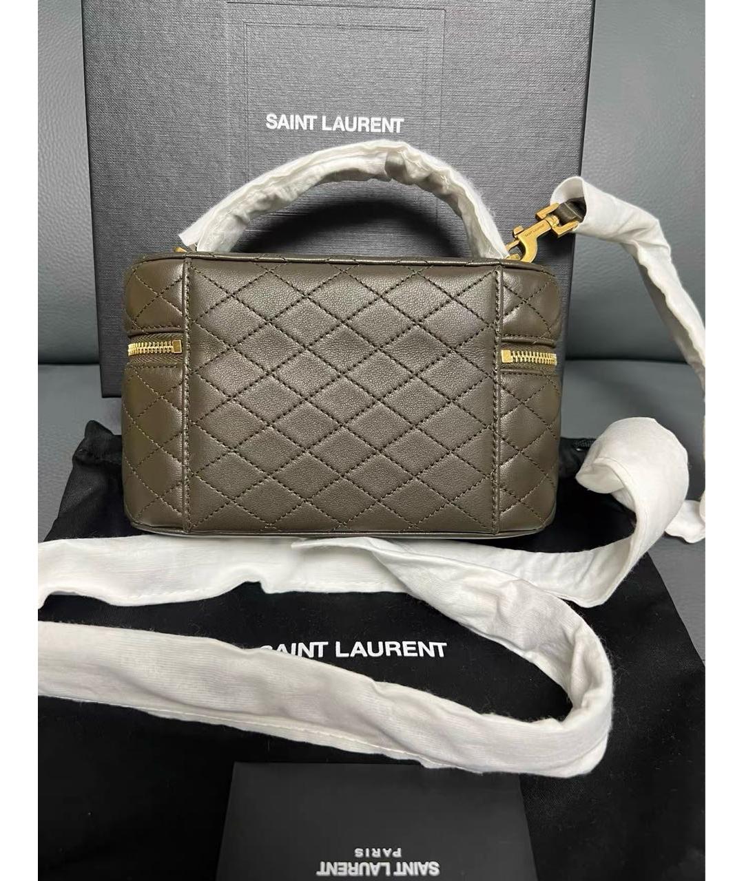 SAINT LAURENT Кожаная сумка через плечо, фото 3