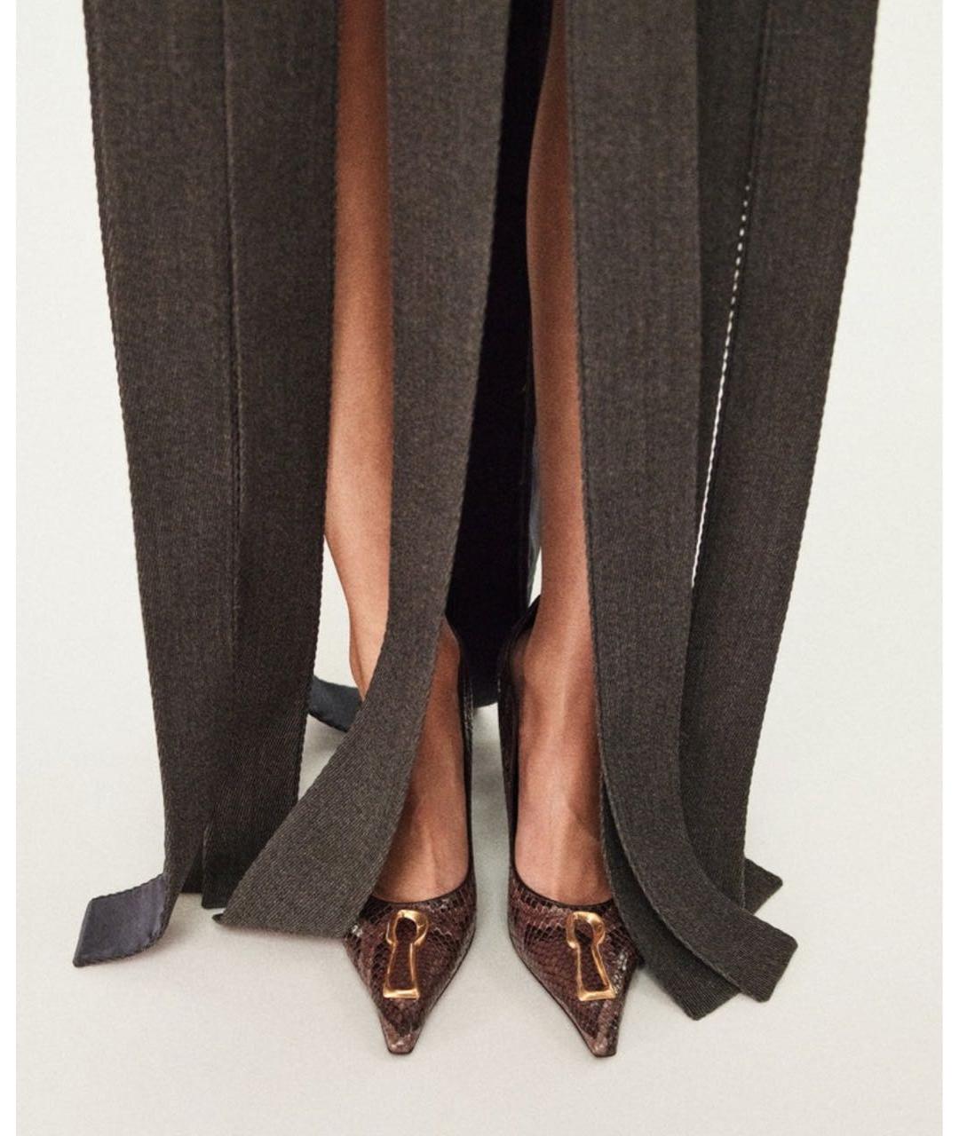 SCHIAPARELLI Коричневые кожаные туфли, фото 2