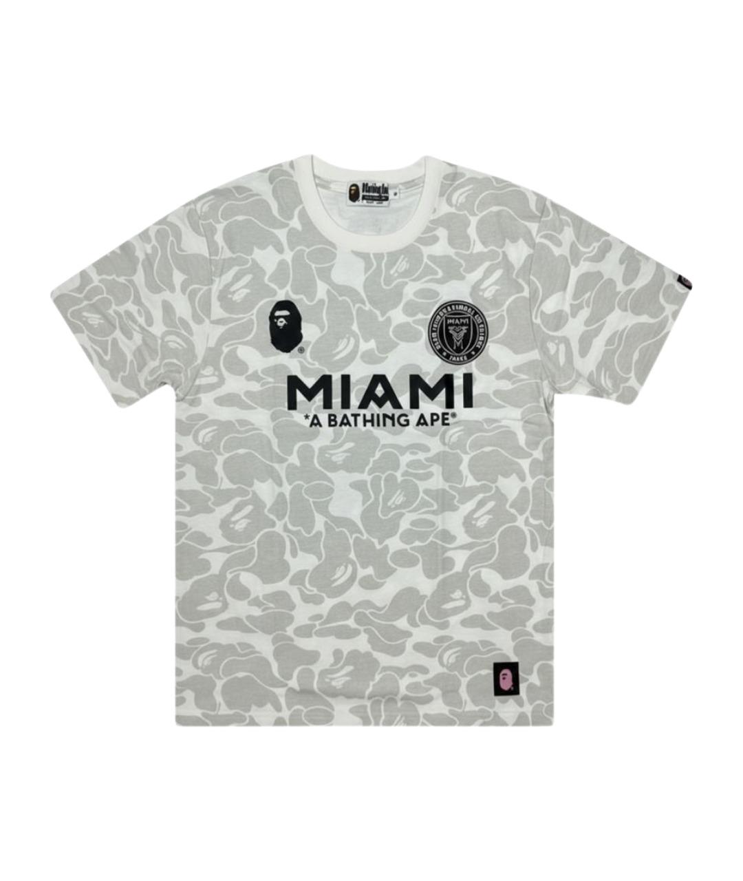 BAPE Белая хлопковая футболка, фото 1