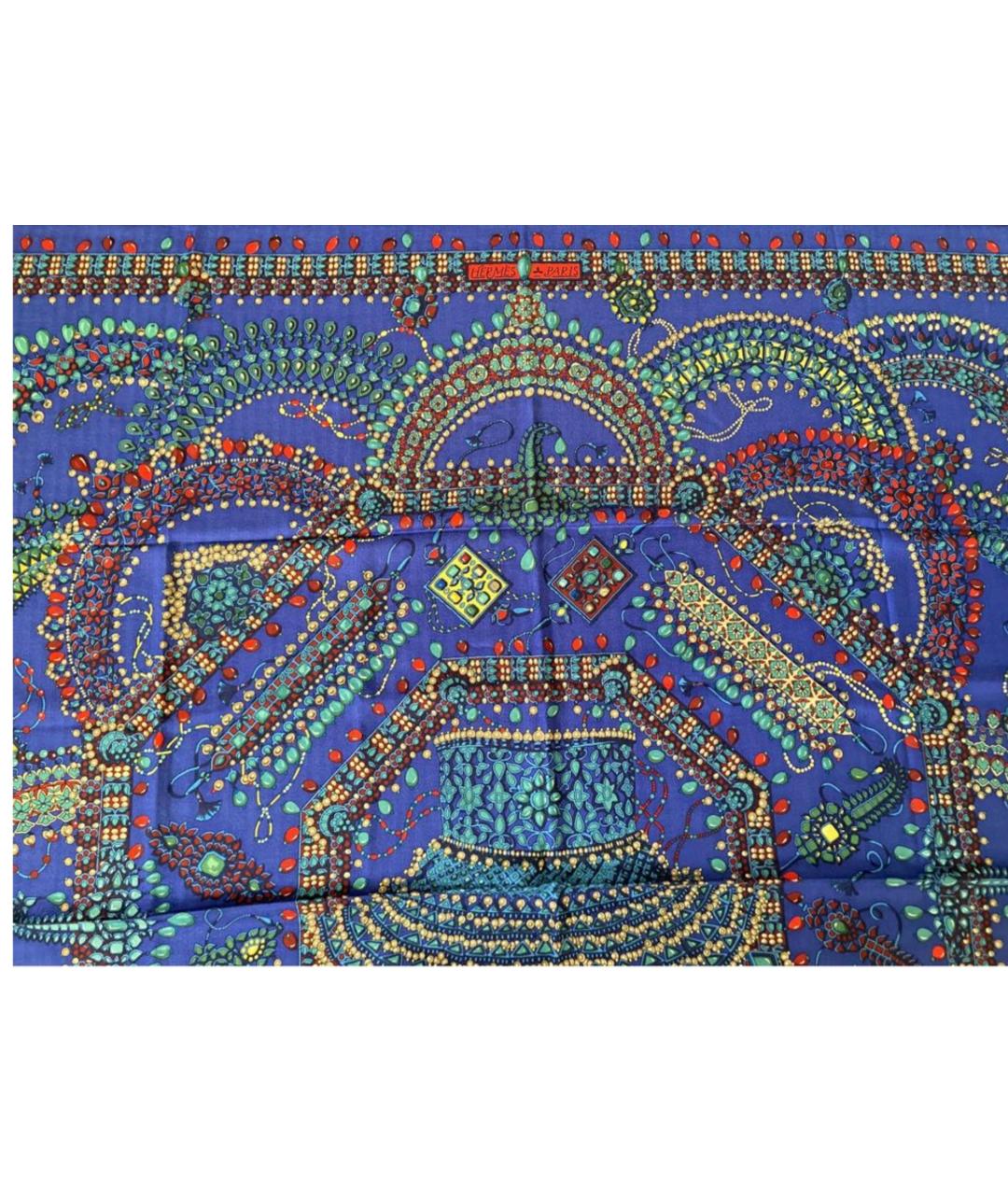 HERMES Мульти кашемировый платок, фото 3