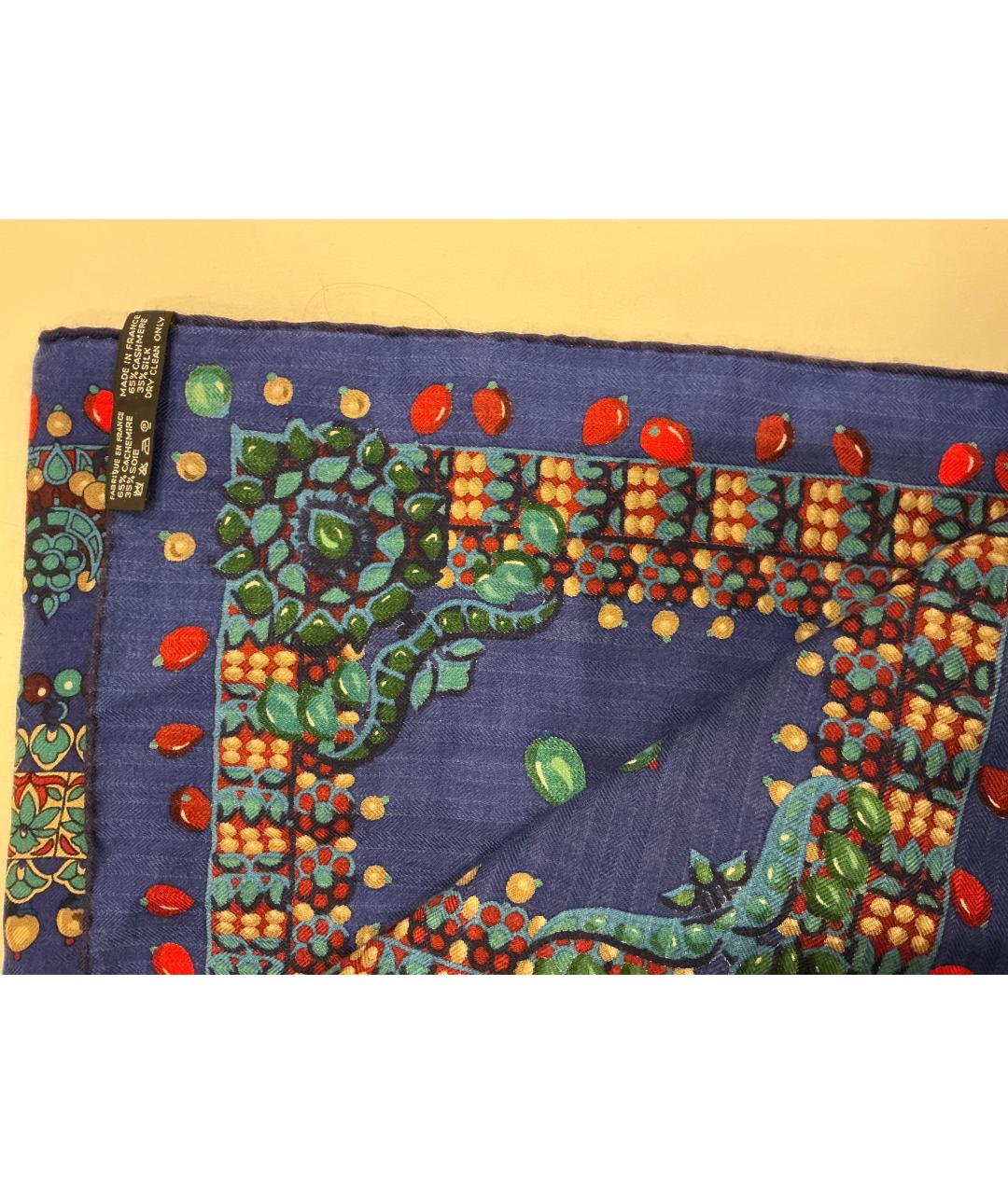 HERMES Мульти кашемировый платок, фото 9