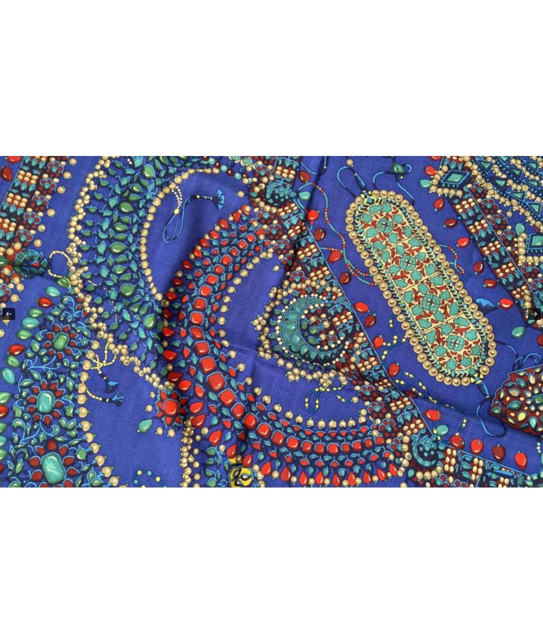 HERMES Мульти кашемировый платок, фото 8