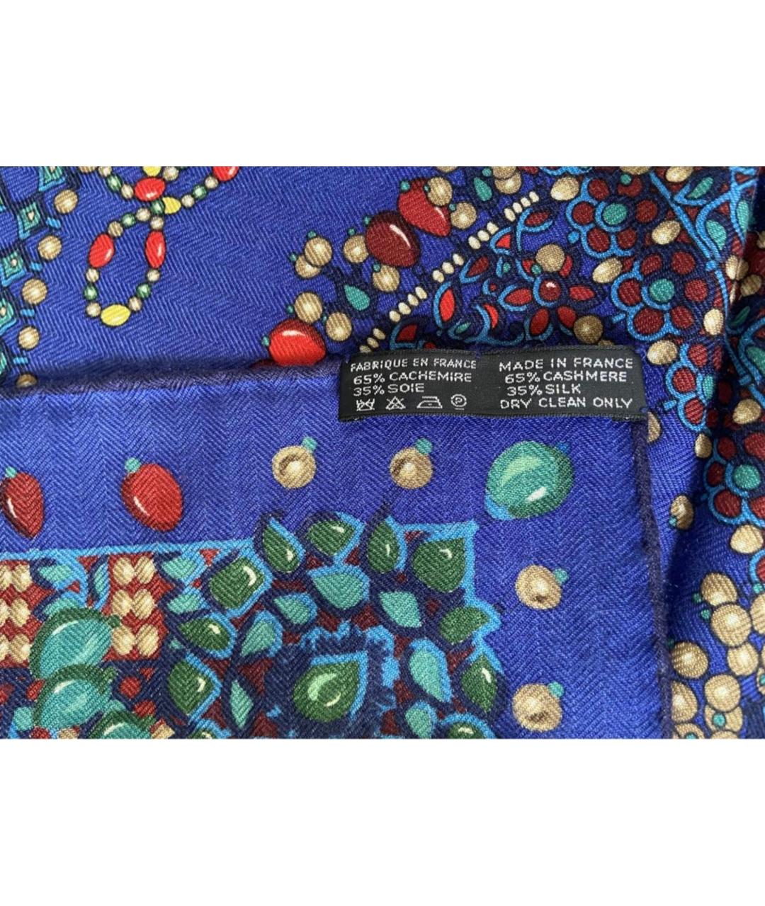 HERMES Мульти кашемировый платок, фото 4