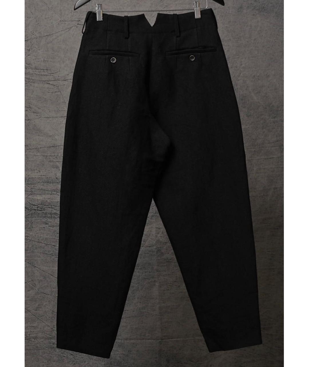 UMA WANG Черные повседневные брюки, фото 4