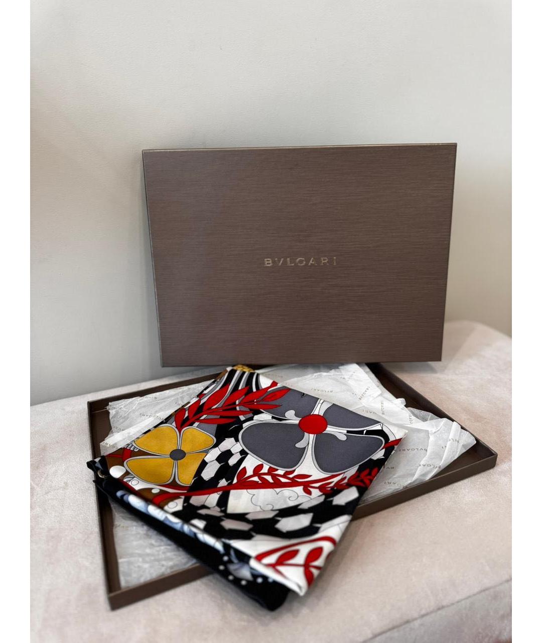 BVLGARI Мульти шелковый платок, фото 9
