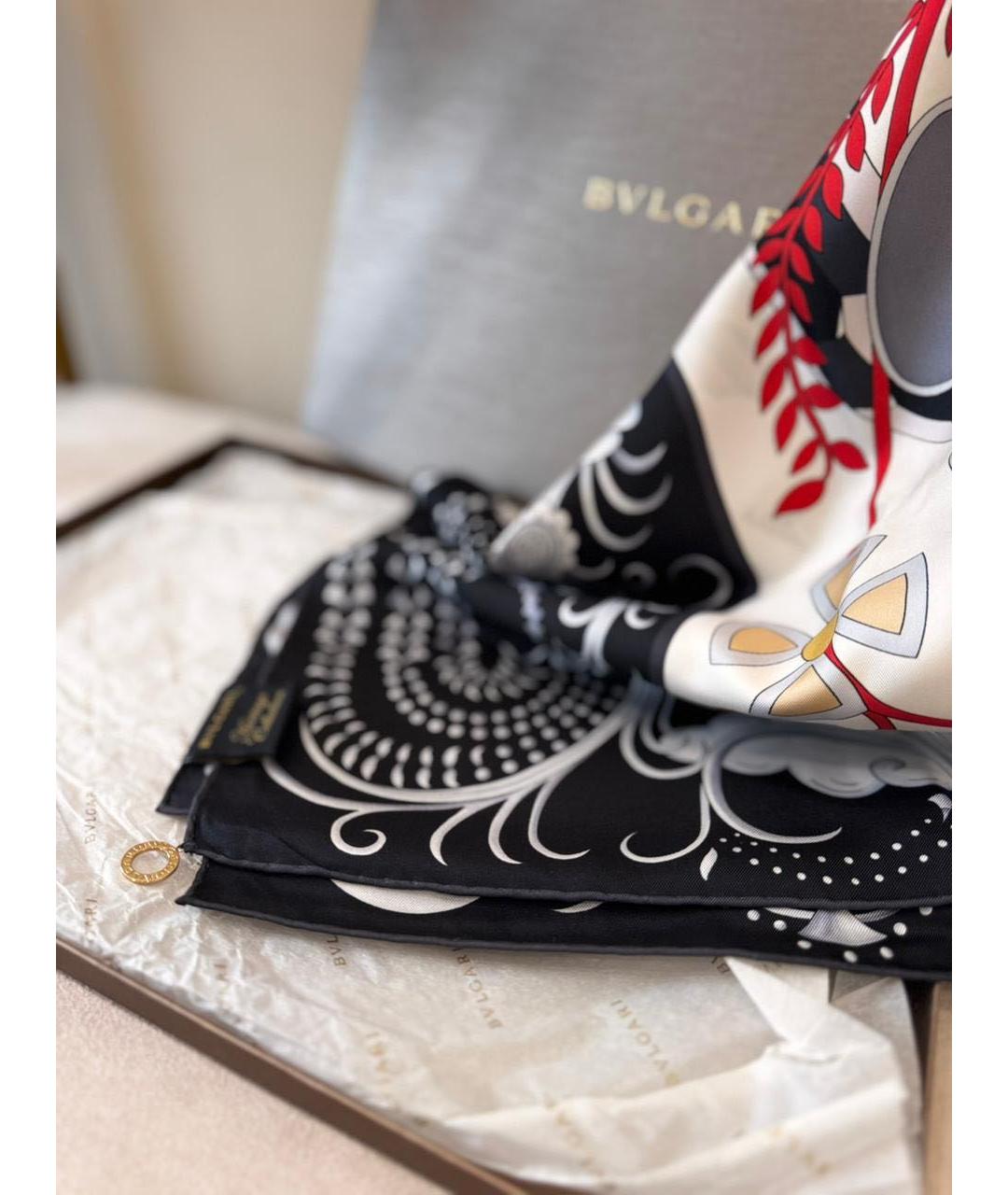 BVLGARI Мульти шелковый платок, фото 3