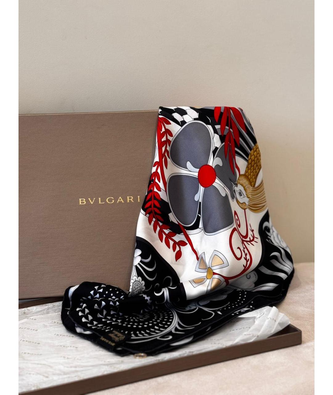 BVLGARI Мульти шелковый платок, фото 5