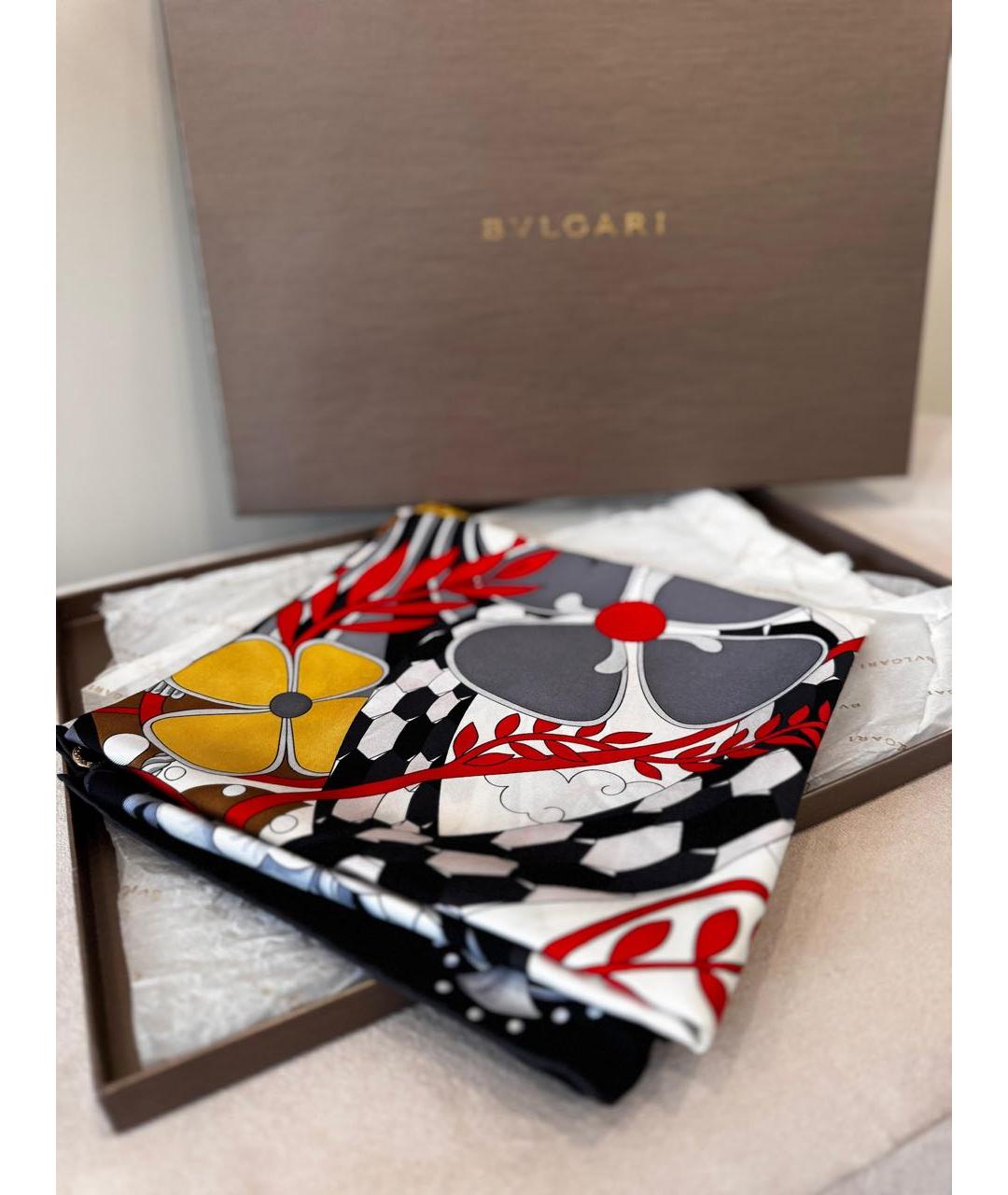 BVLGARI Мульти шелковый платок, фото 2