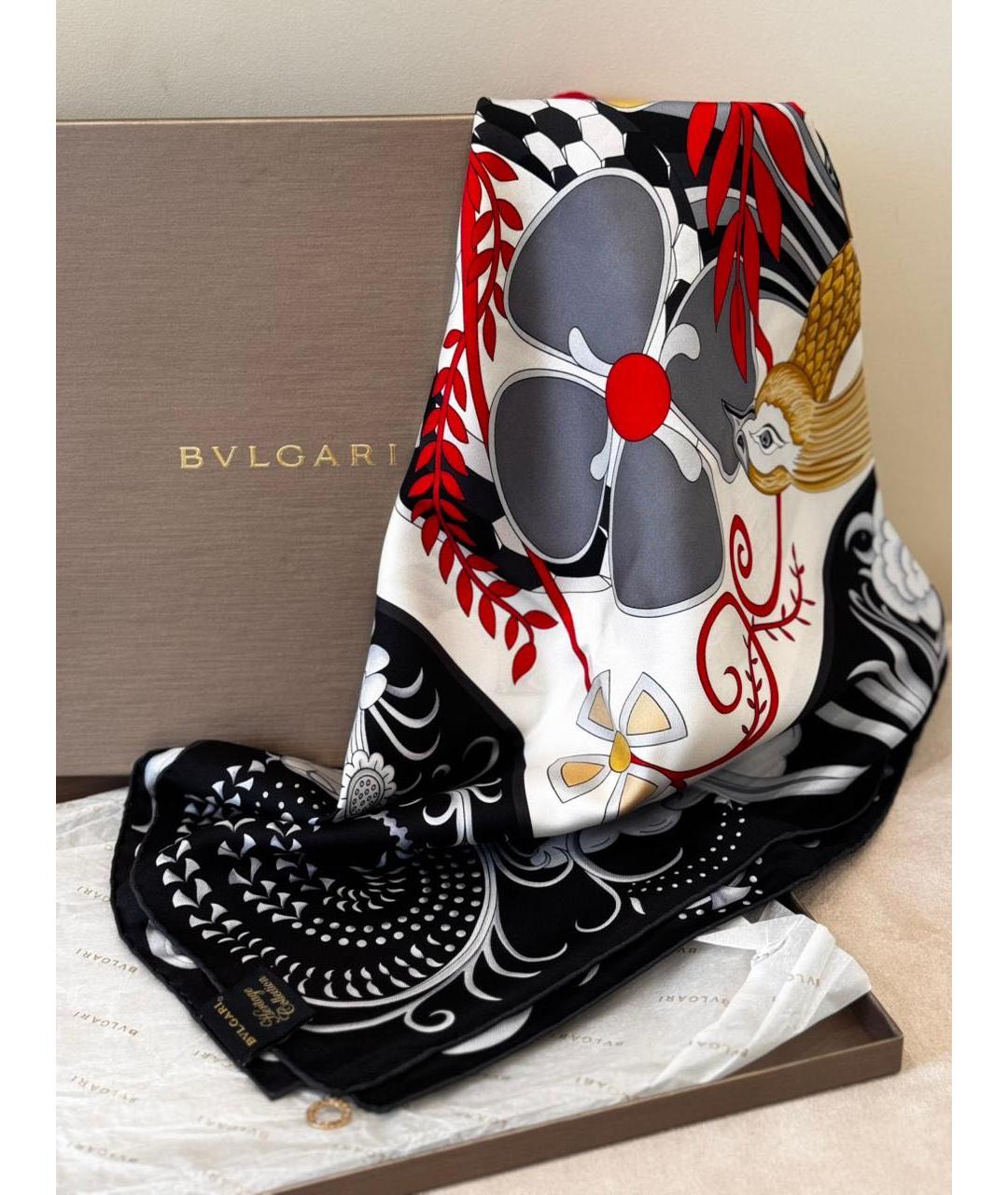 BVLGARI Мульти шелковый платок, фото 4