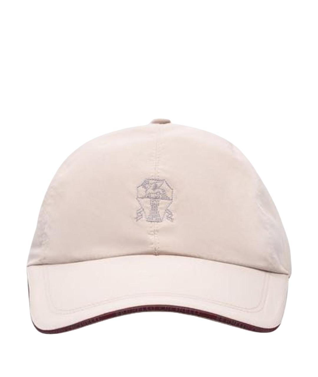 BRUNELLO CUCINELLI Бежевая кепка/бейсболка, фото 1