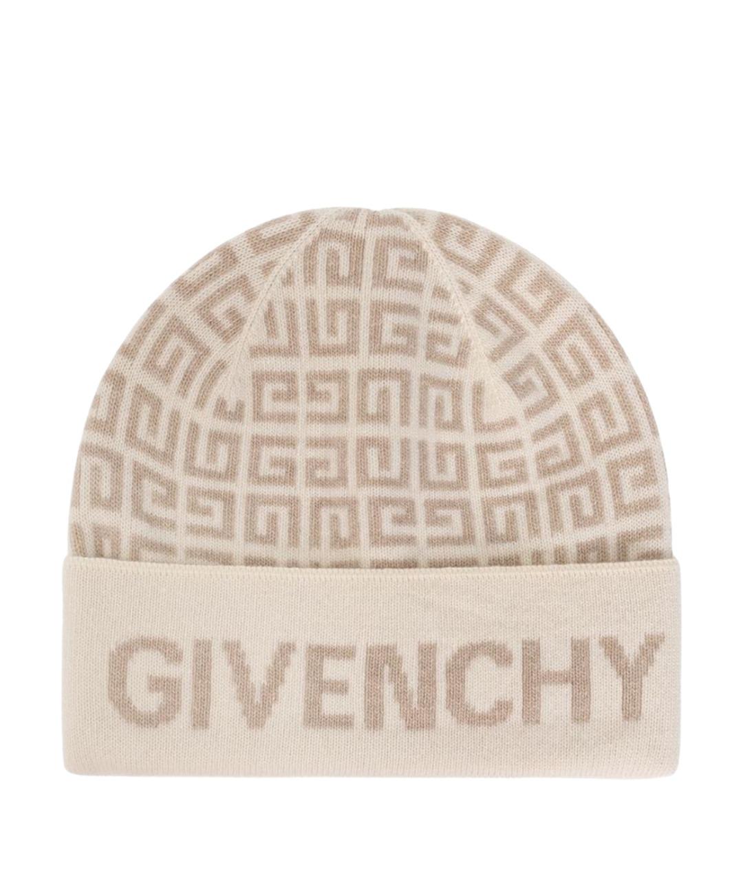 GIVENCHY Бежевая шапка, фото 1
