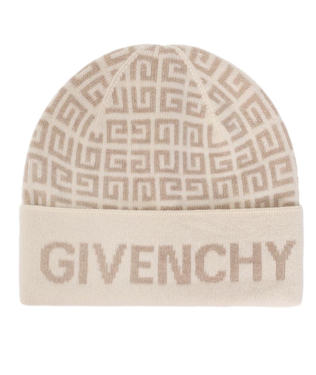 GIVENCHY Бежевая шапка, фото 3